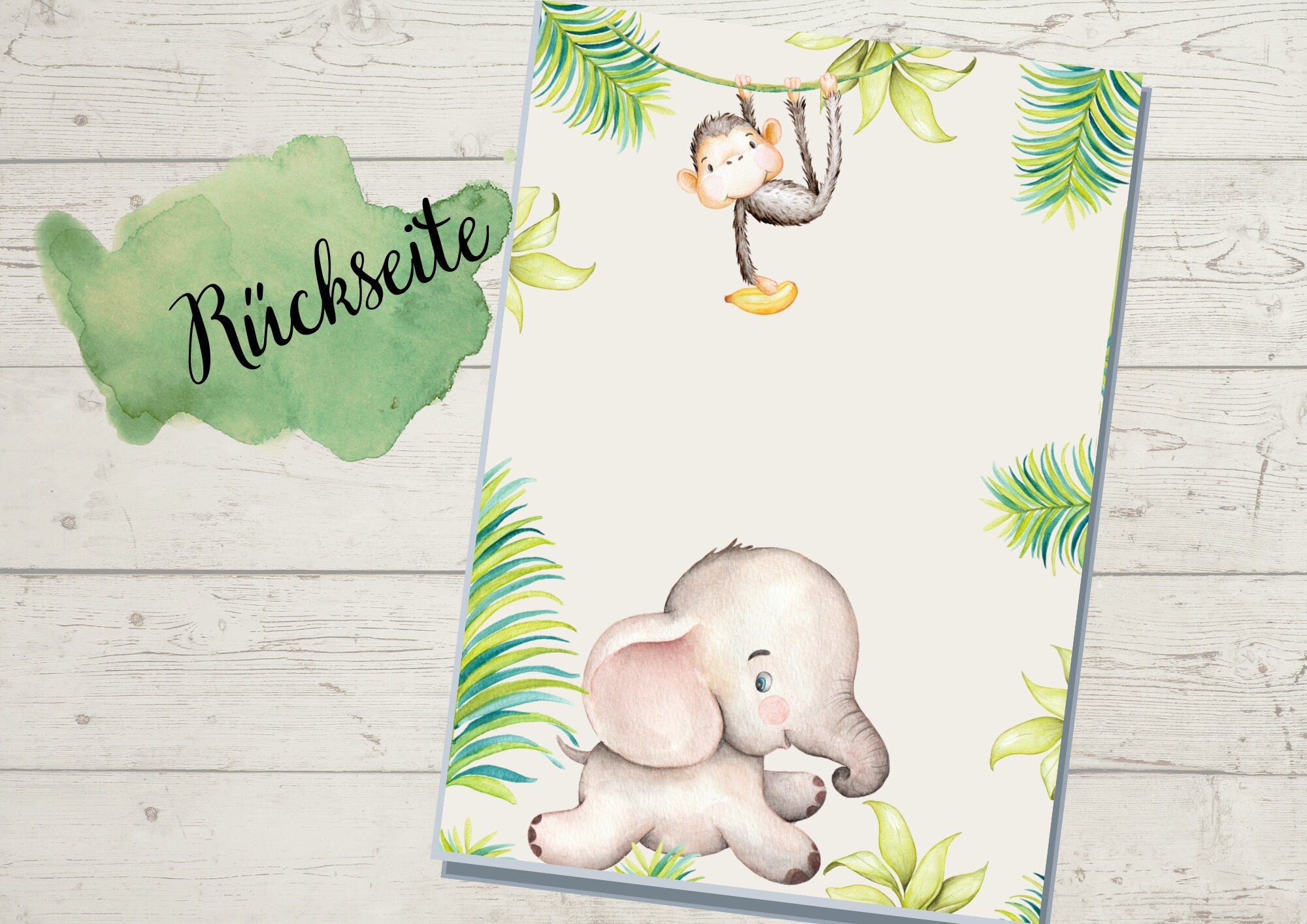 Schutzhülle für U-Heft Dschungel – Children's Photo Props