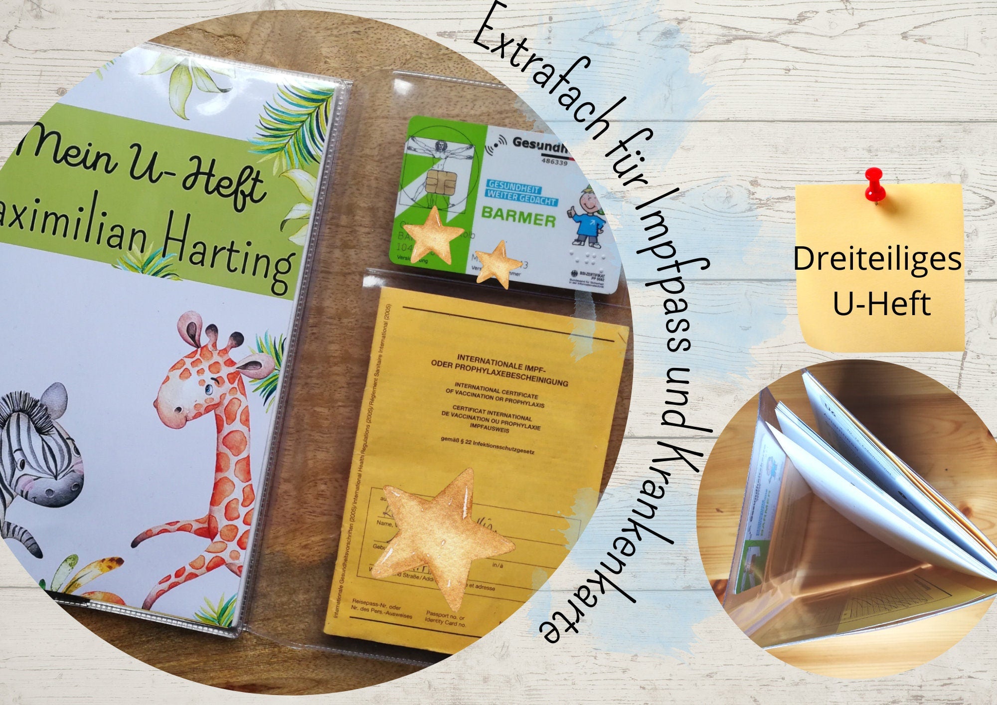Schutzhülle für U-Heft Elefant – Children's Photo Props