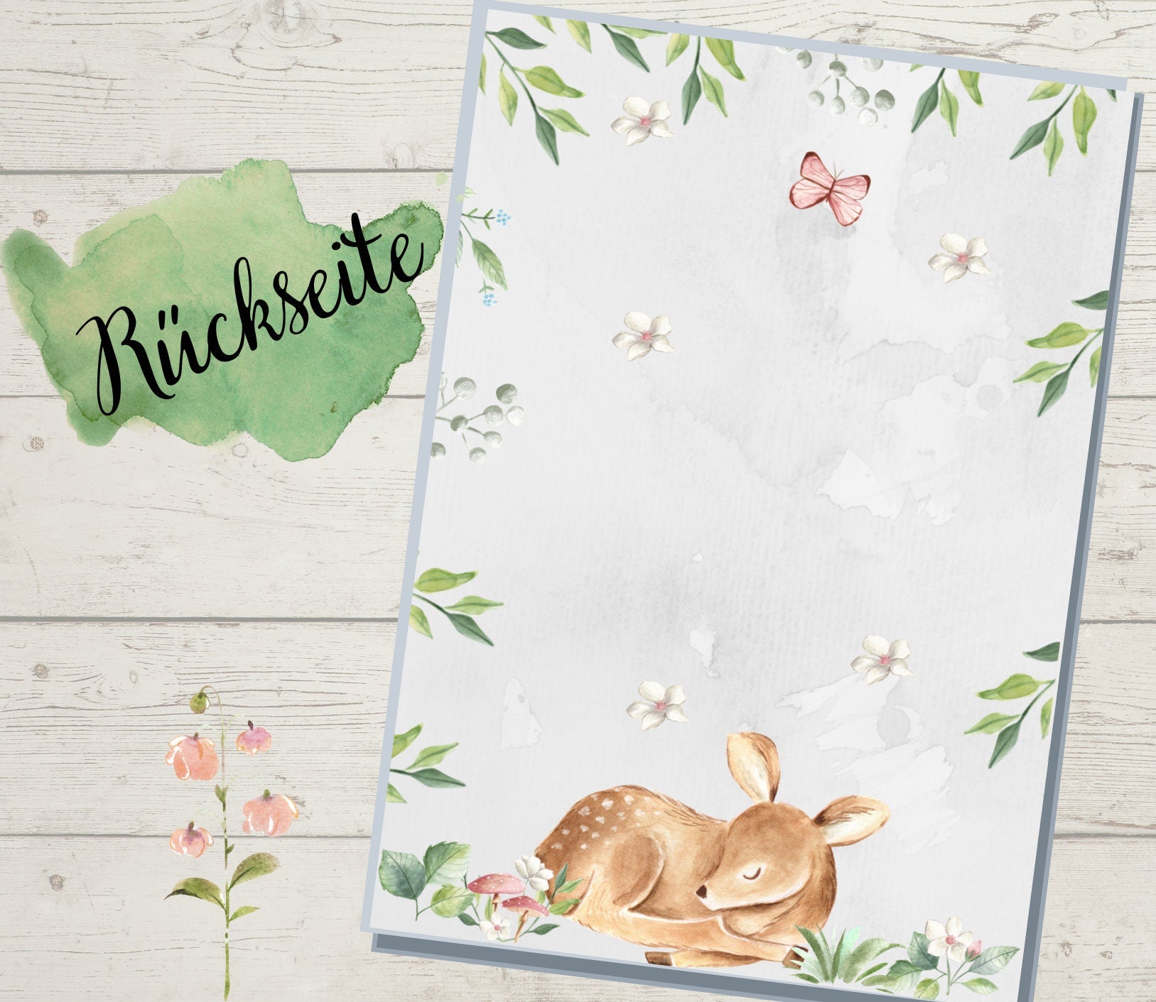 Schutzhülle für U-Heft Reh – Children's Photo Props
