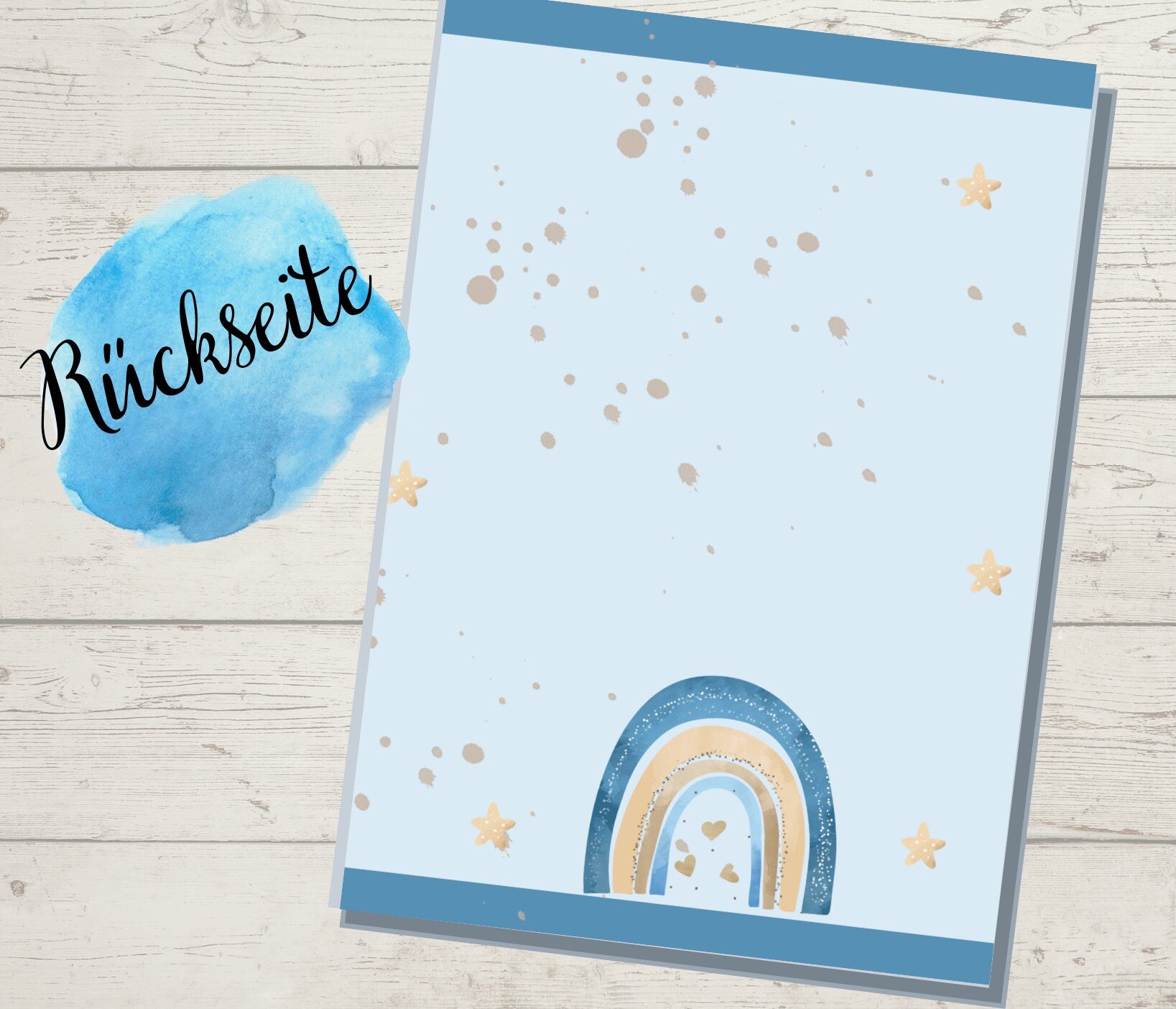 Schutzhülle für U-Heft Regenbogen – Children's Photo Props