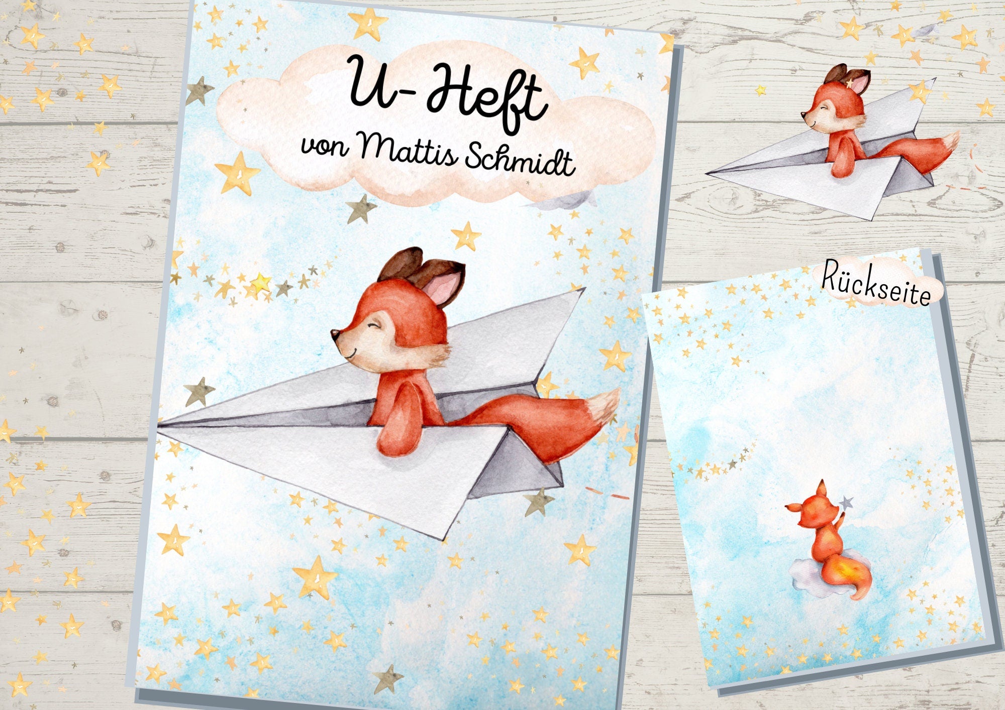 Schutzhülle für U-Heft Fuchs – Children's Photo Props