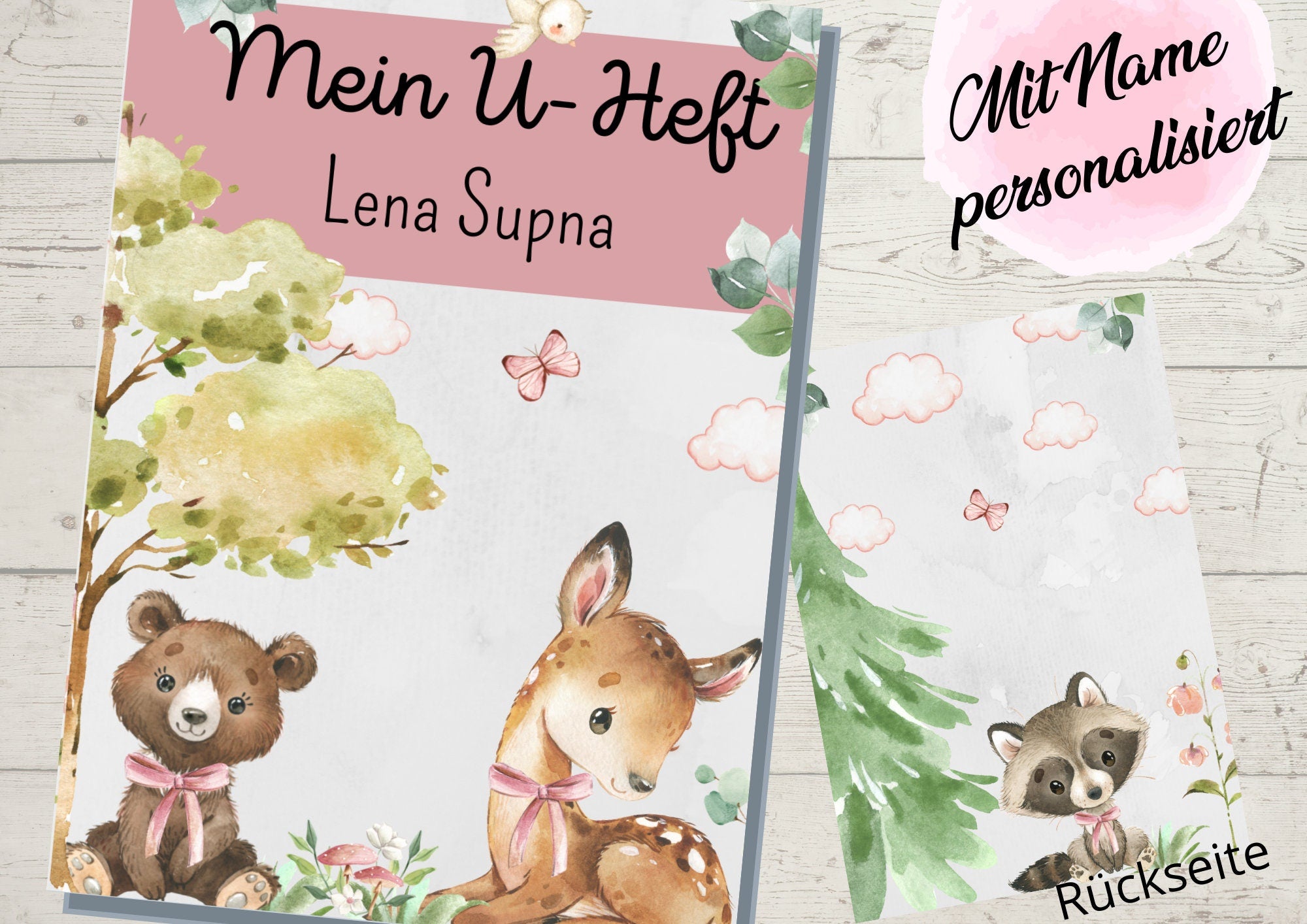 Schutzhülle für U-Heft Fuchs – Children's Photo Props