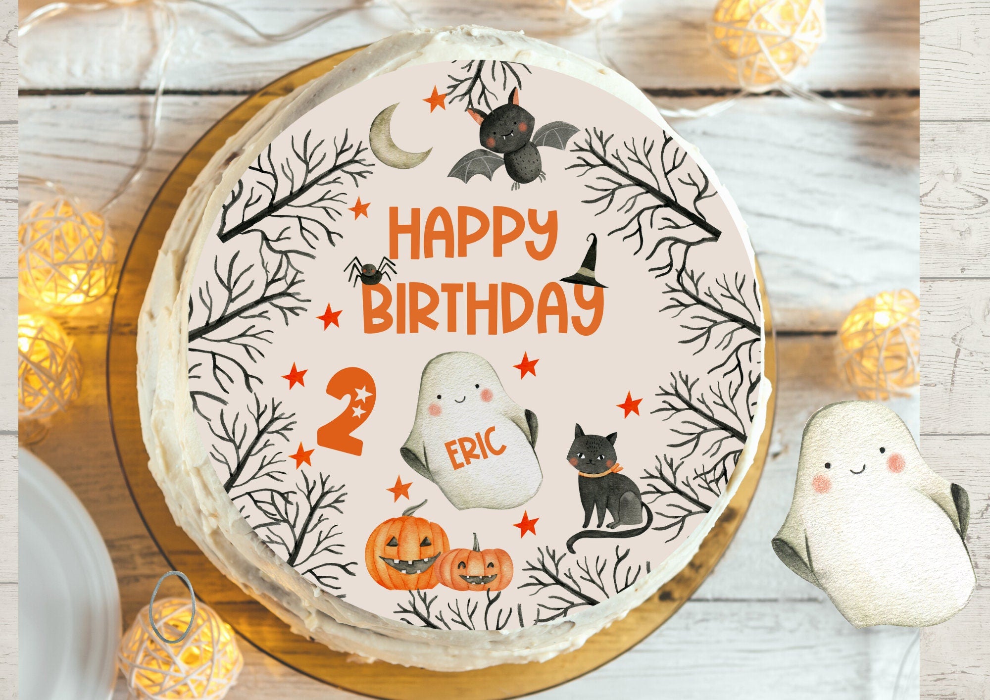 Tortenaufleger Fondant Geburtstag Hexe Gespenst Hexengeburtstag Hexenparty – Party Decor