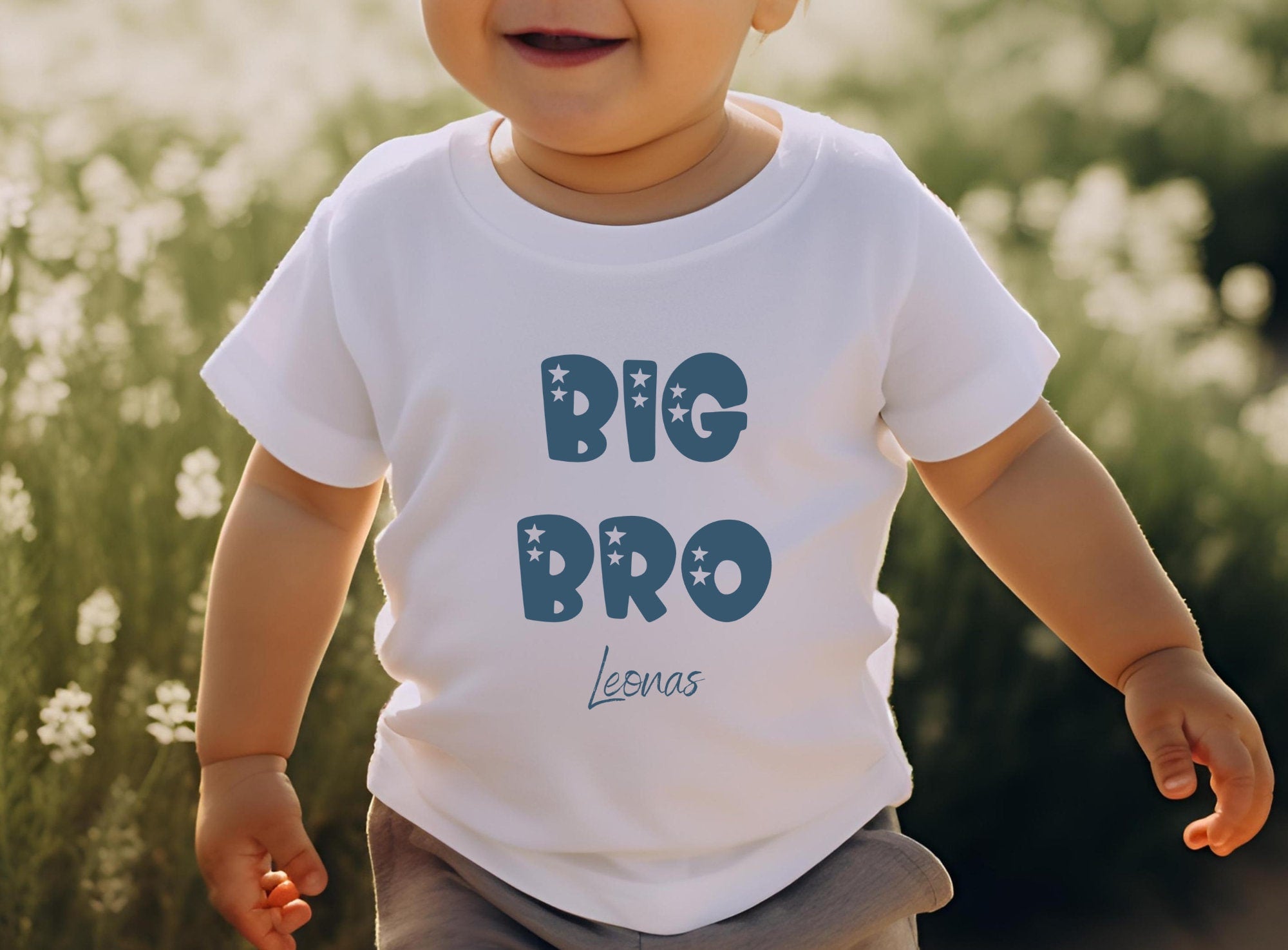 Geburtstagsshirt personalisiert Großer Bruder Geburt Big Bro