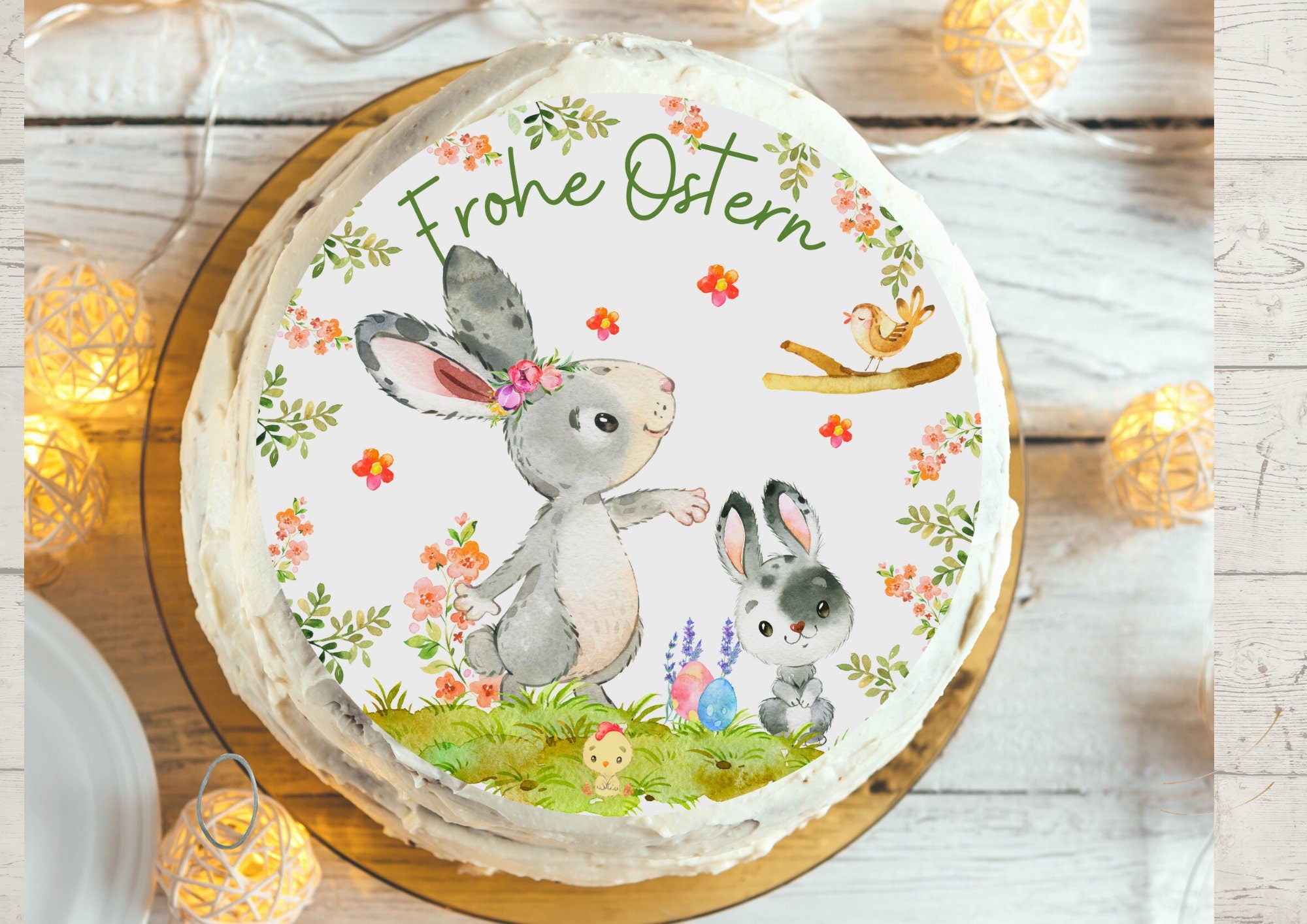 Tortenaufleger Ostern Osterfest Fondant Ostern Osterhase Ostertafel Ostertisch Osterdeko – Cake Toppers