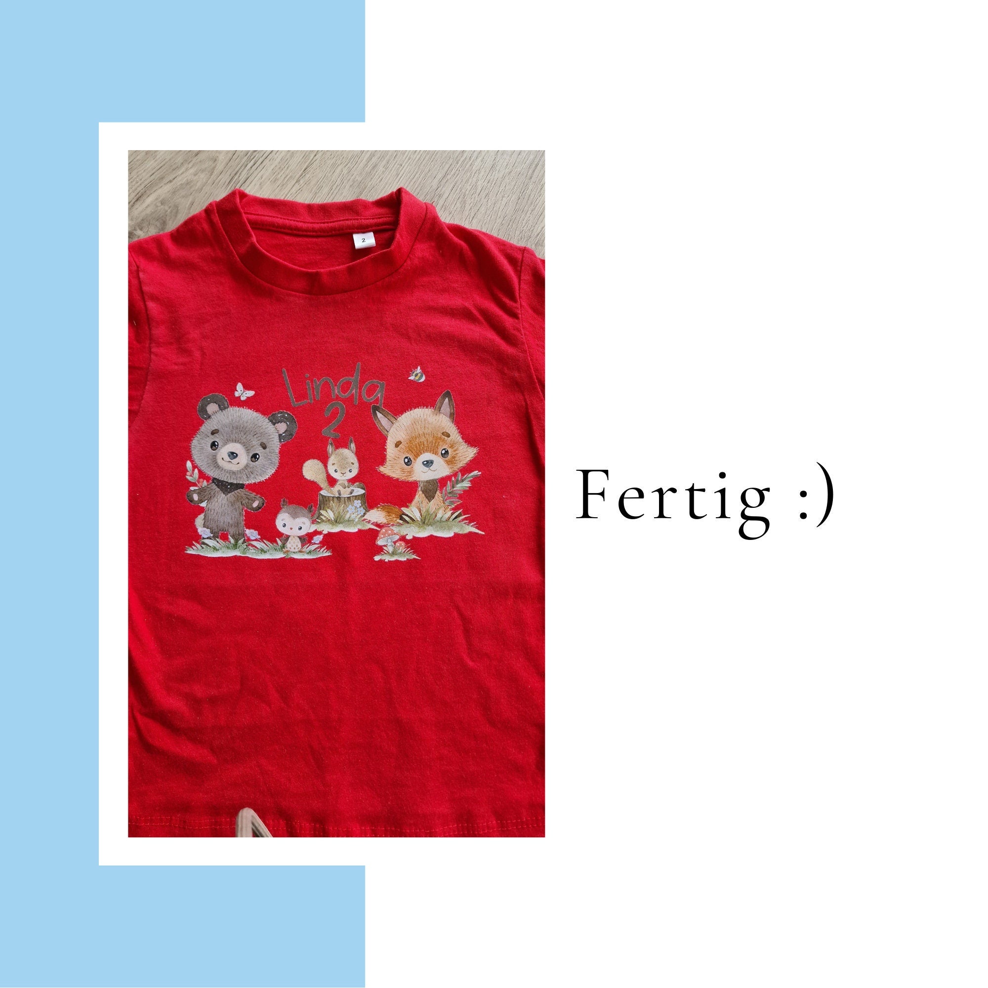 Bügelbild für bunte Stoffe mit Wunschname für bunte und weiße Stoffe personalisiert Frech Wild Wunderbar Pferd – Appliques & Patches