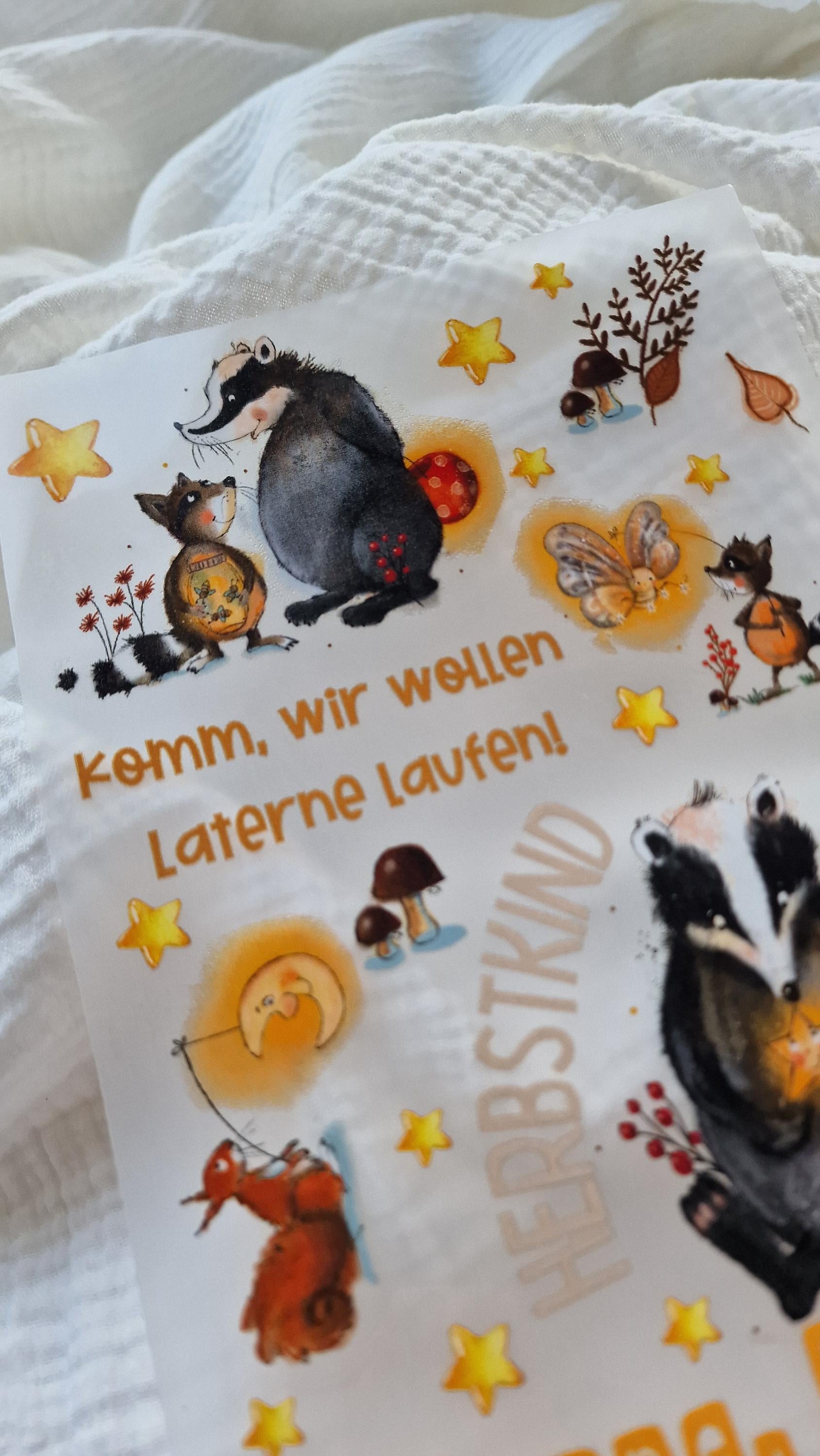 Set Bügelbild Applikation Bügelbild Kleidung Applizierung Deko deko outfit Laterne kleidung – Appliques & Patches