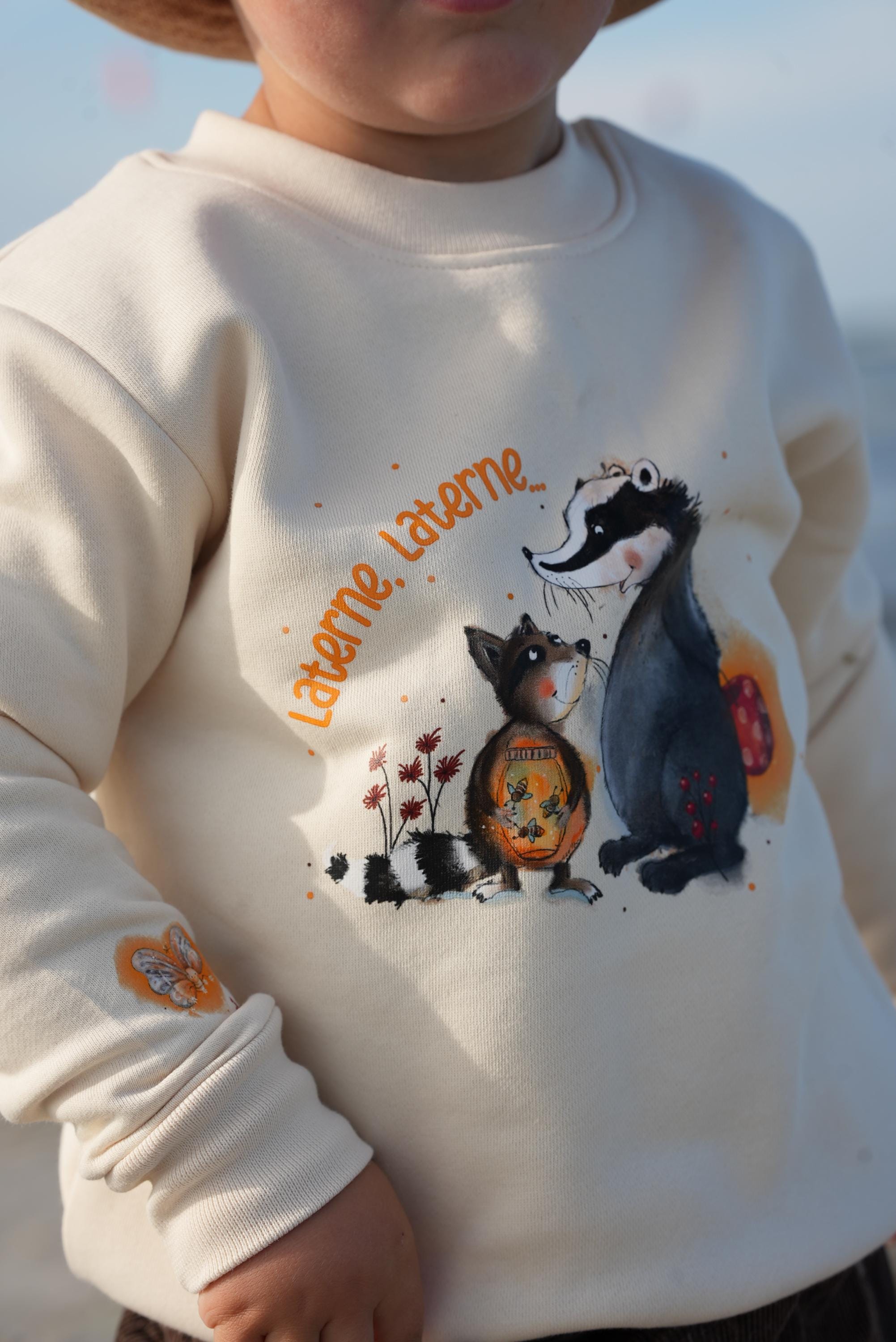 Bügelbild Laterne laufen Dachs Lichterfest zeit Laternenfest deko outfit Deko – Appliques & Patches