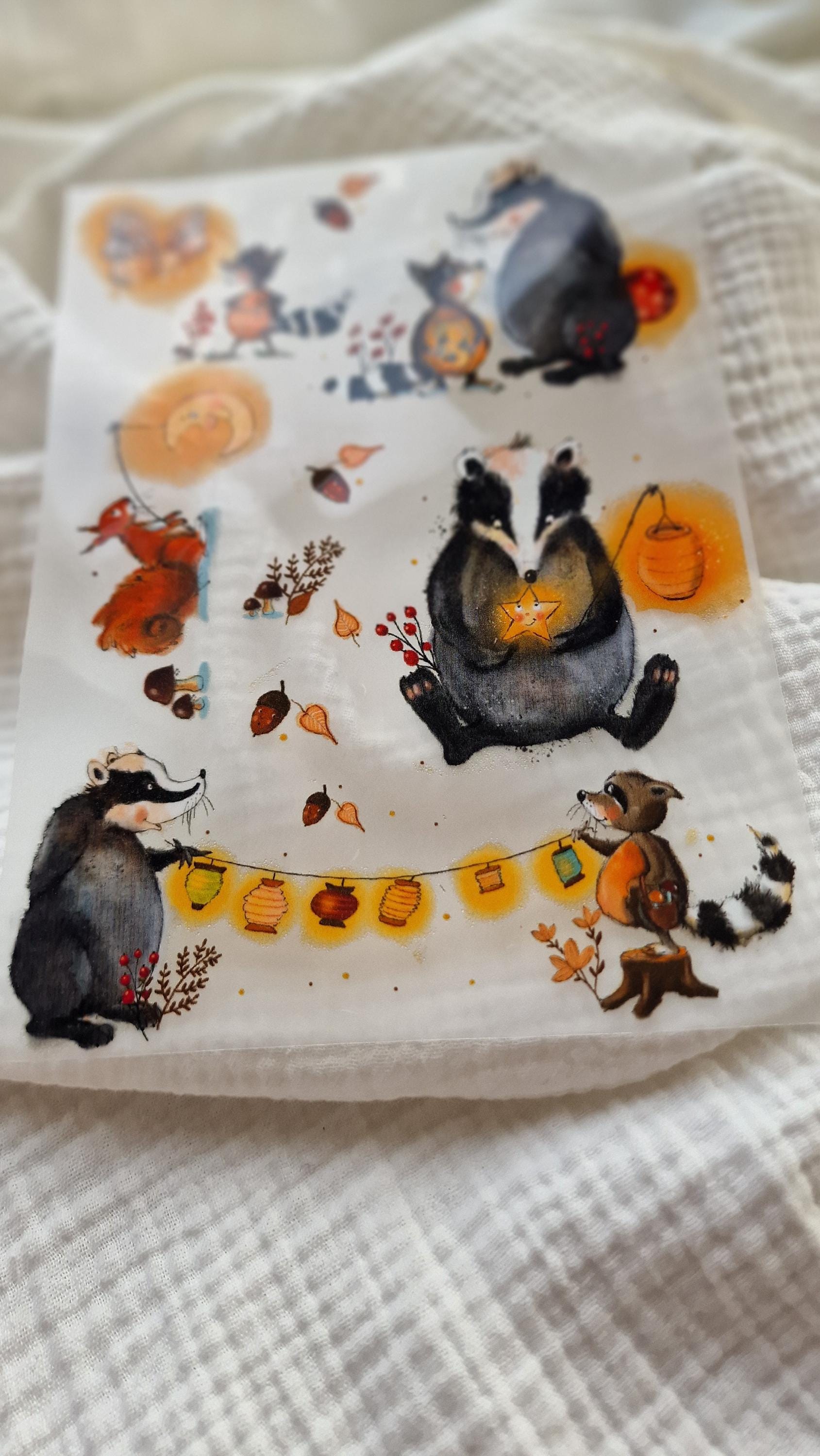 Set Bügelbild Applikation zum Veredeln von Shirts Hosen Kleidung Applizierung Deko deko Outfit Laterne – Appliques & Patches