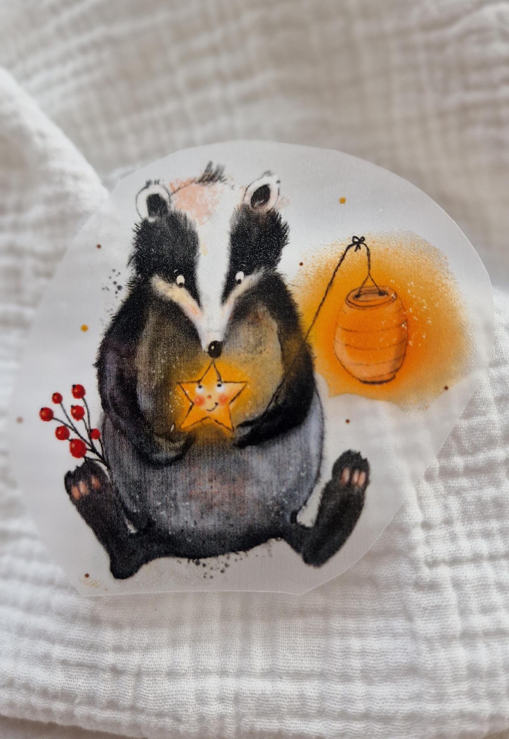 Bügelbild Laterne laufen Fuchs Lichterfest zeit Laternenfest deko outfit Deko – Appliques & Patches