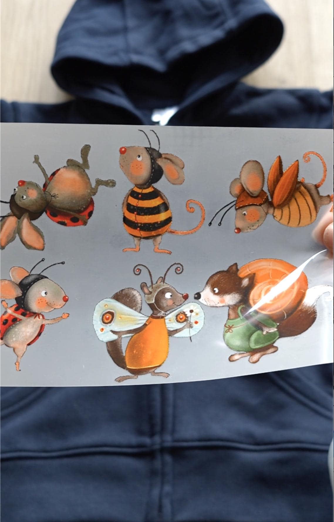 Set Bügelbild Applikation Fahrzeuge Autos Dschungeltiere Waldtiere zum Veredeln von Shirts Hosen Kleidung DTF Marienkäfer Schmetterling – Appliques & Patches