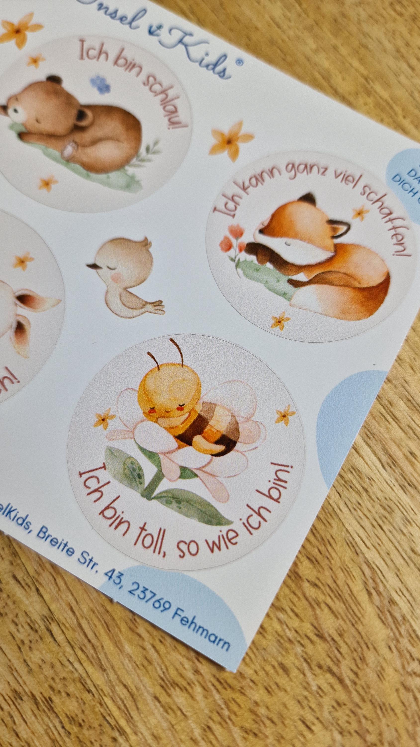 Wasserfeste Spühlmaschinenfeste Sticker Aufkleber Affirmationen UV-beständig Wasserfest / Für Trinkflasche Brotdose Fahrrad Wal Meerestiere – Stickers