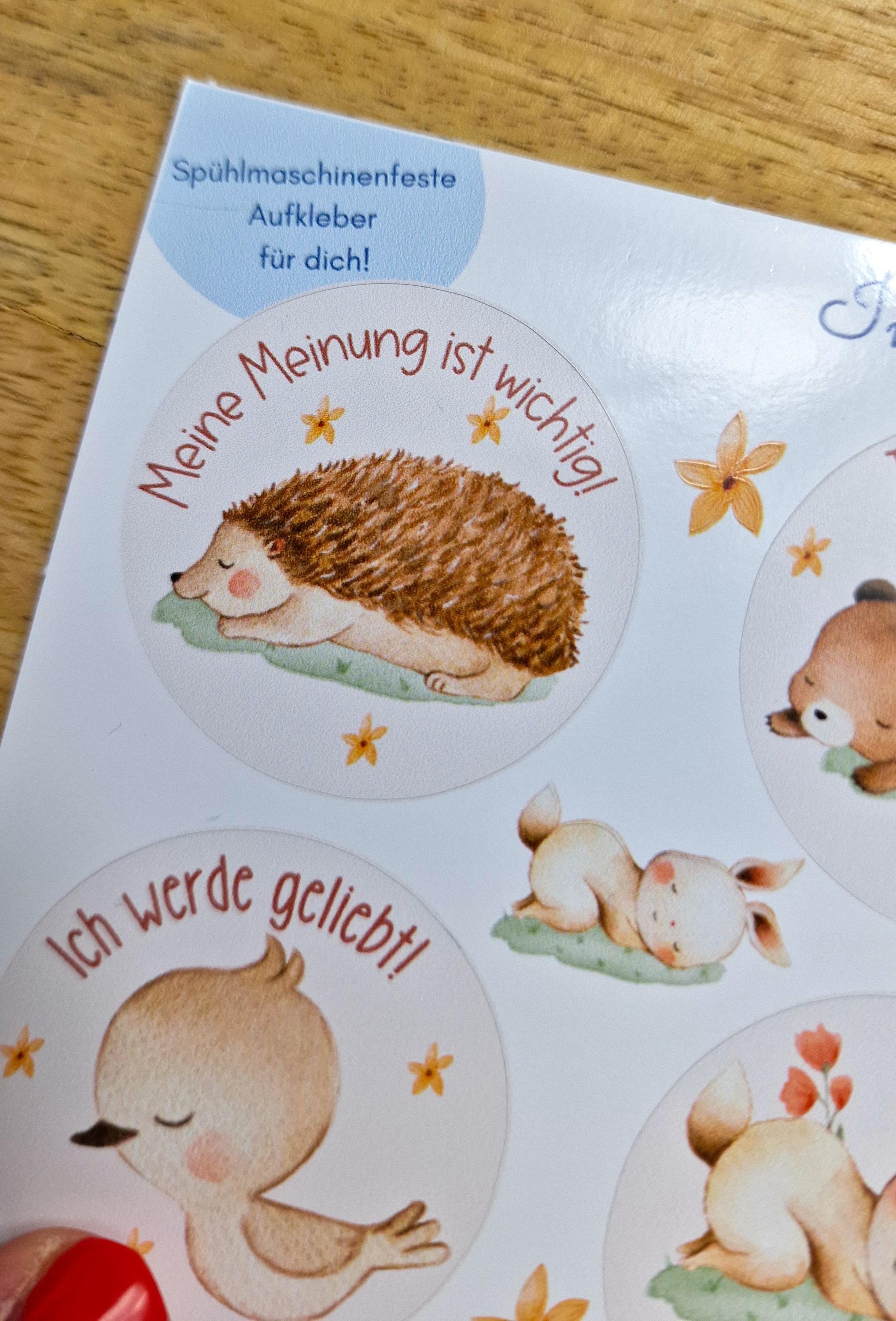 Wasserfeste Spühlmaschinenfeste Sticker Aufkleber Affirmationen UV-beständig Wasserfest / Für Trinkflasche Brotdose Fahrrad Wal Meerestiere – Stickers