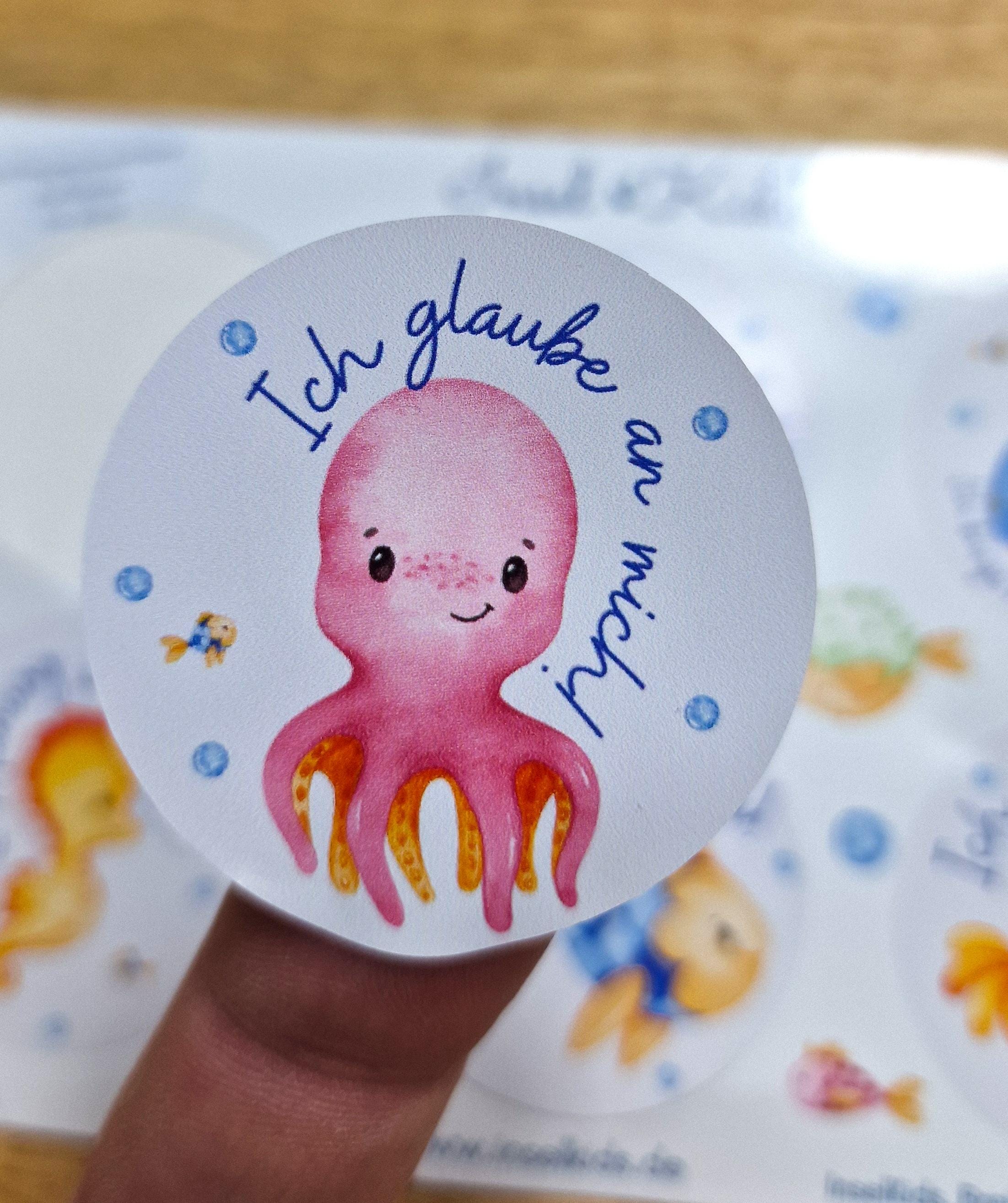 Sticker Affirmationen – Meerestiere Boho – spülmaschinenfest & wasserfest – Brotdose, Flasche, Einschulung – Schildkröte, Krabbe – Stickers