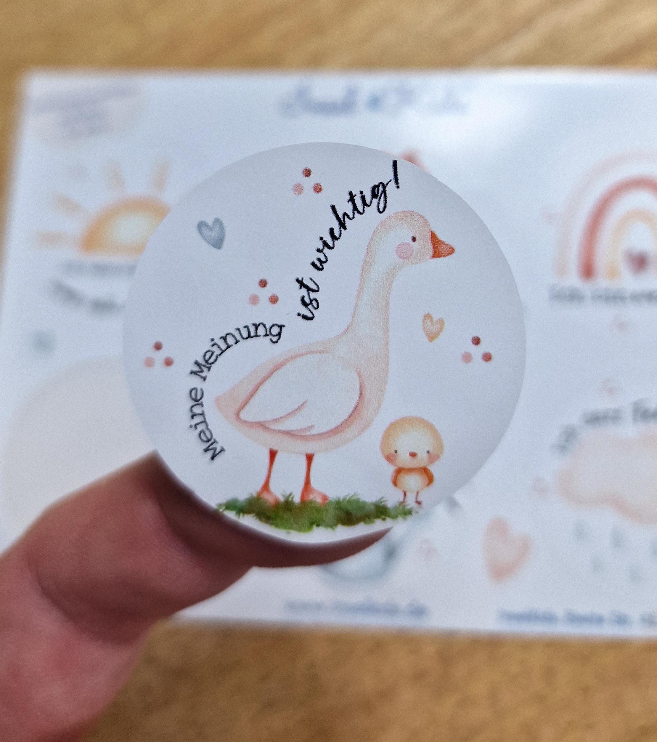 Wasserfeste Spühlmaschinenfeste Sticker Aufkleber Affirmationen UV-beständig Wasserfest / Für Trinkflasche Bär Regenbogen – Stickers