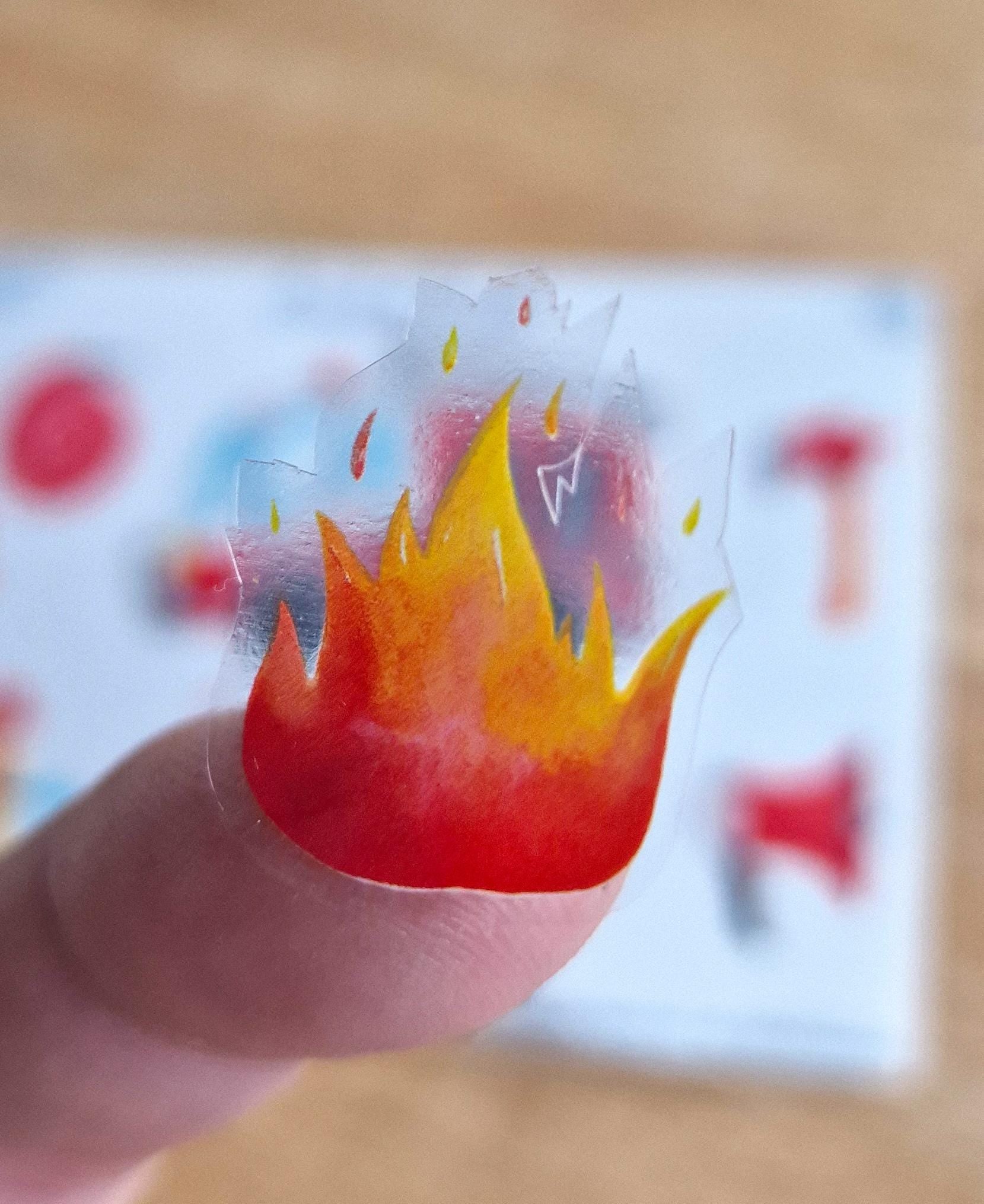 Feuerwehr-Sticker für – wasserfest & spülmaschinenfest – perfekt für Brotdose, Flasche, Helme und Kita. – Stickers
