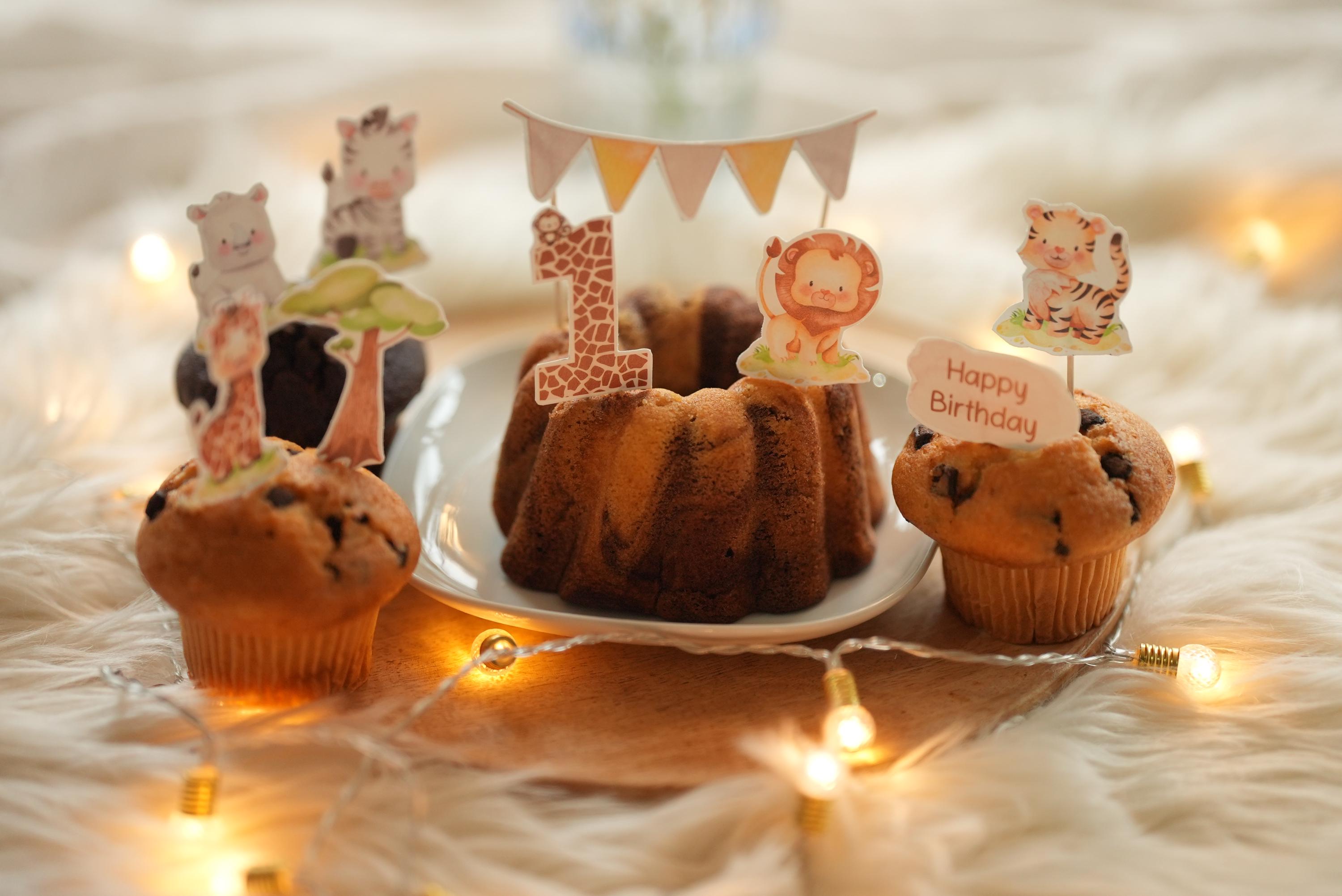 DIY Cake Topper Dschungeltiere – PDF Bastelset Safari-Geburtstag – Kuchendeko party zum Ausdrucken – Tierparty Muffin Deko – Party Decor