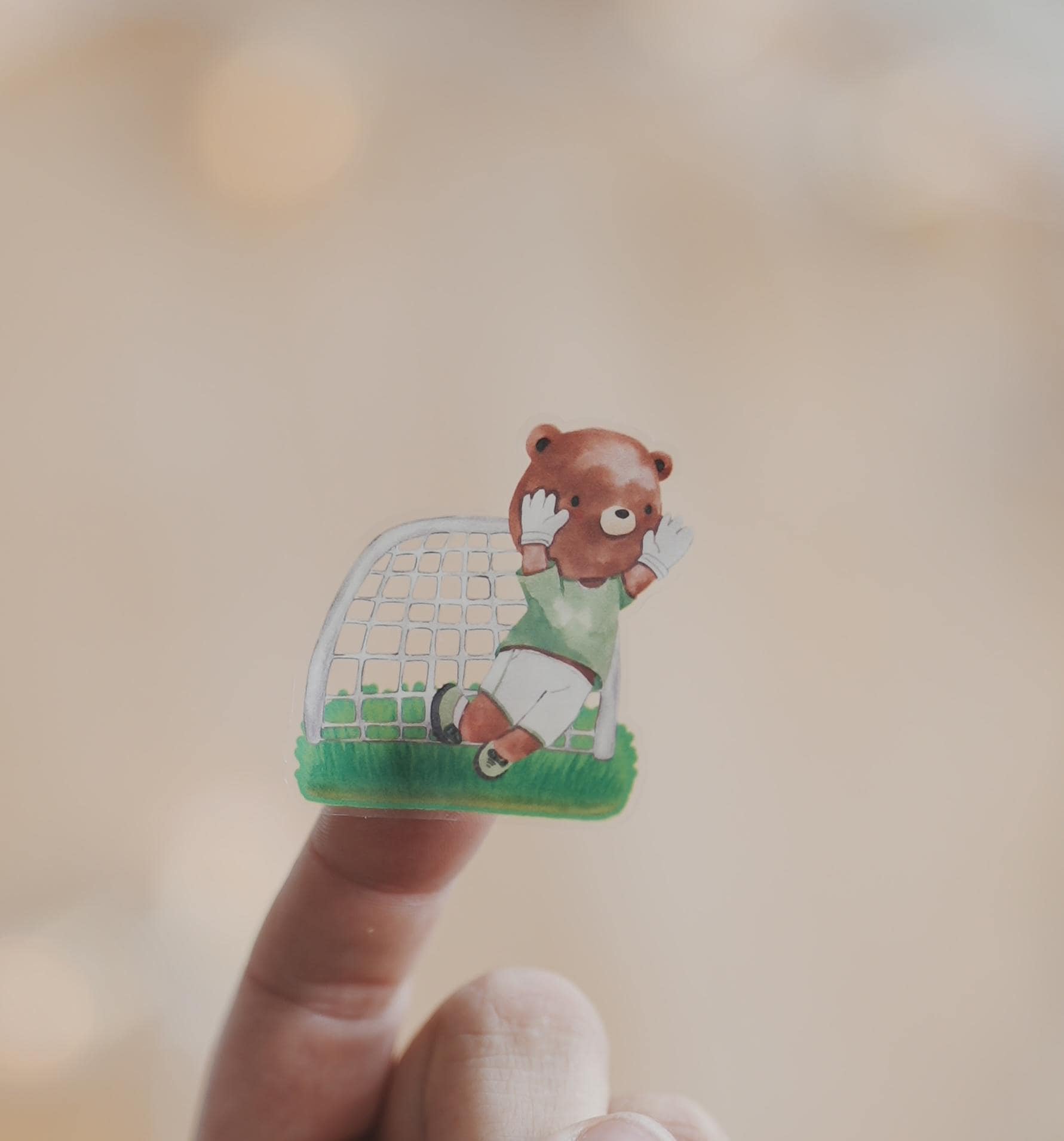 Fußball Sticker Tiere – personalisiert mit Name – wasserfest und spülmaschinenfest – für Brotdose, Kita & Schulstart – Stickers