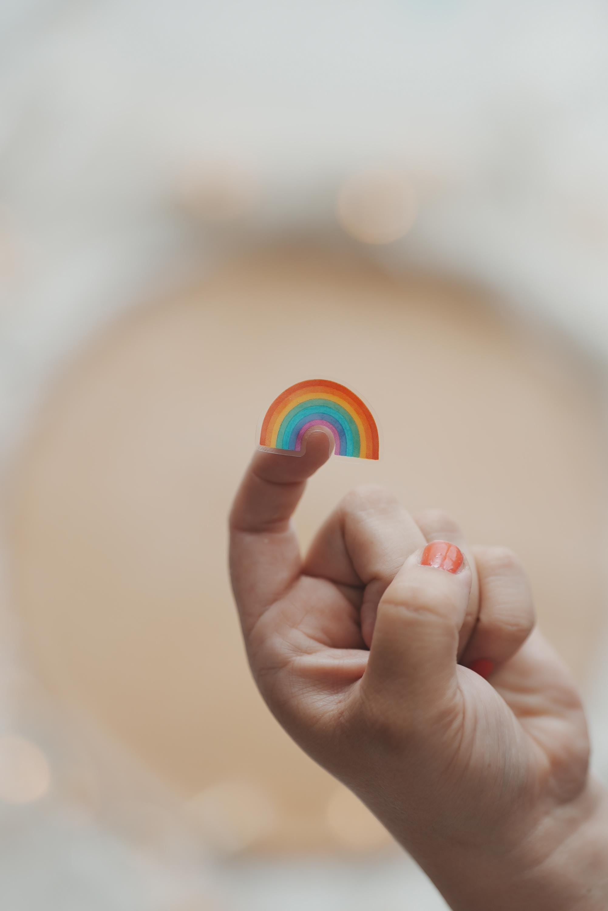 Sticker Einschulung – Endlich Schul – wasserfest & bunt – für Schultüte, Brotdose, Hefte – ABC, Schultüte und Regenbogen – Stickers