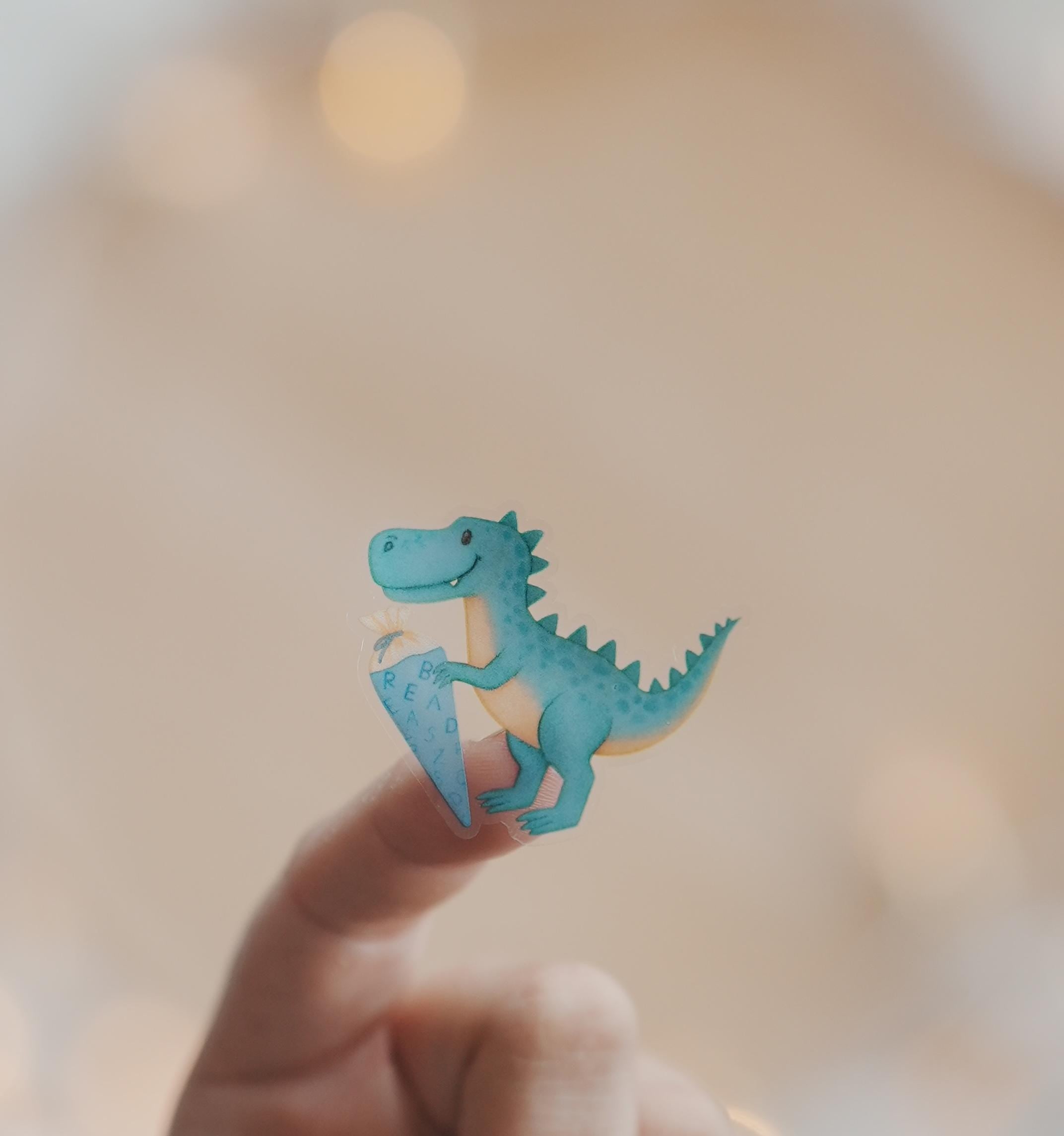 Dino Sticker zur Einschulung – wasserfest & spülmaschinenfest – für Brotdose, Trinkflasche und Schulstart – Stickers