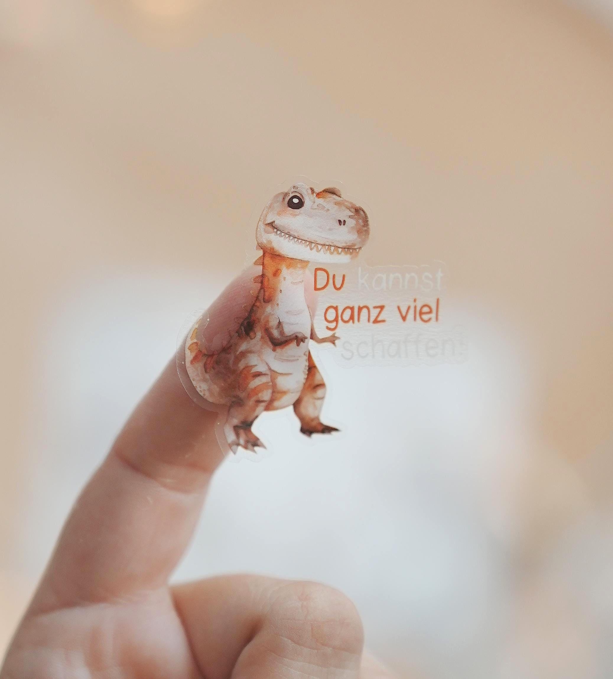 Dino Sticker mit Affirmationen – für Brotdose & Trinkflasche – Mutmacher Geschenk zur Einschulung – Stickers