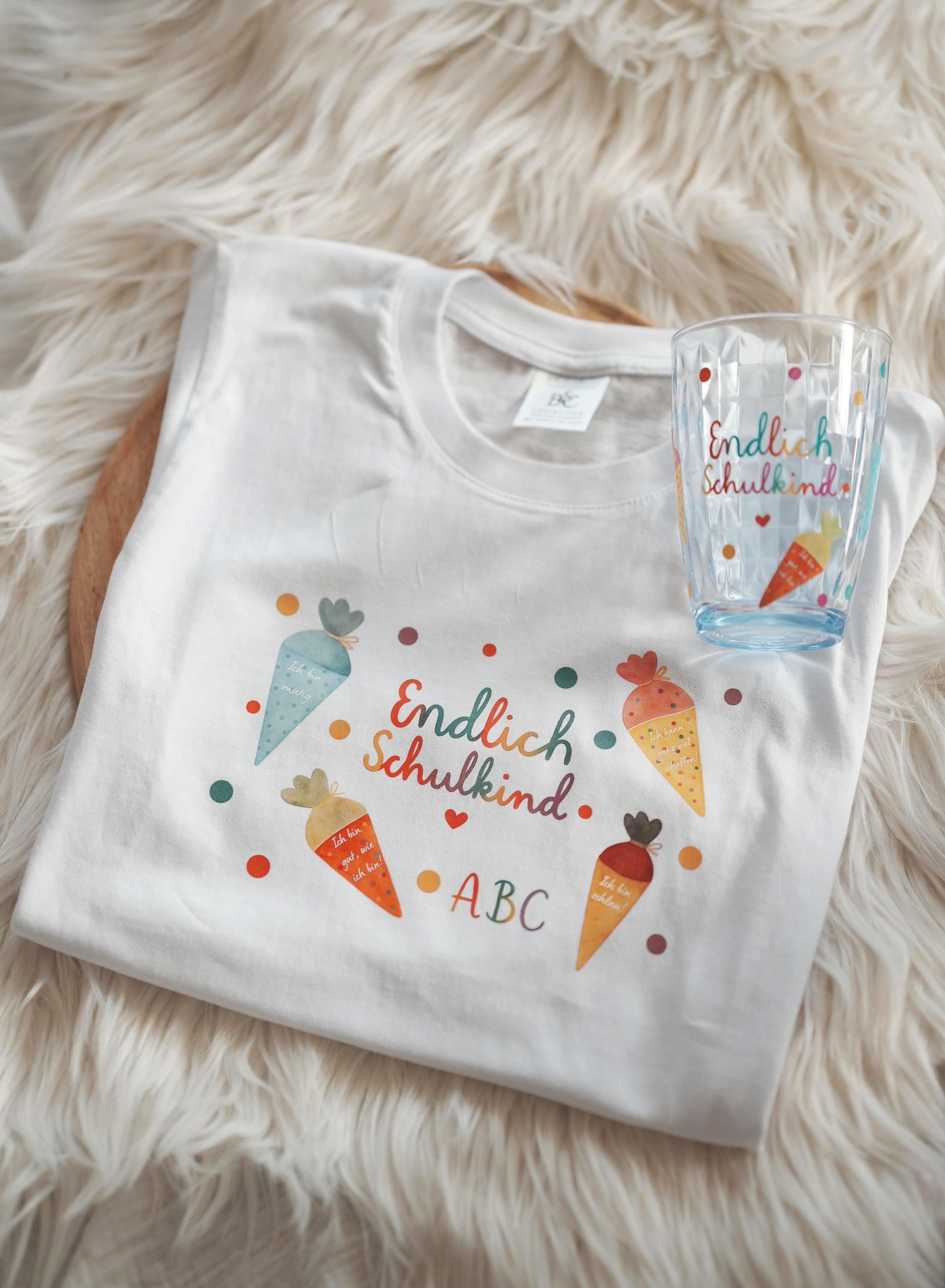 Bügelbild Einschulung Schul – DIY Aufbügler mit Affirmationen – zum Schulanfang – personalisierbar & bunt – und – Appliques & Patches
