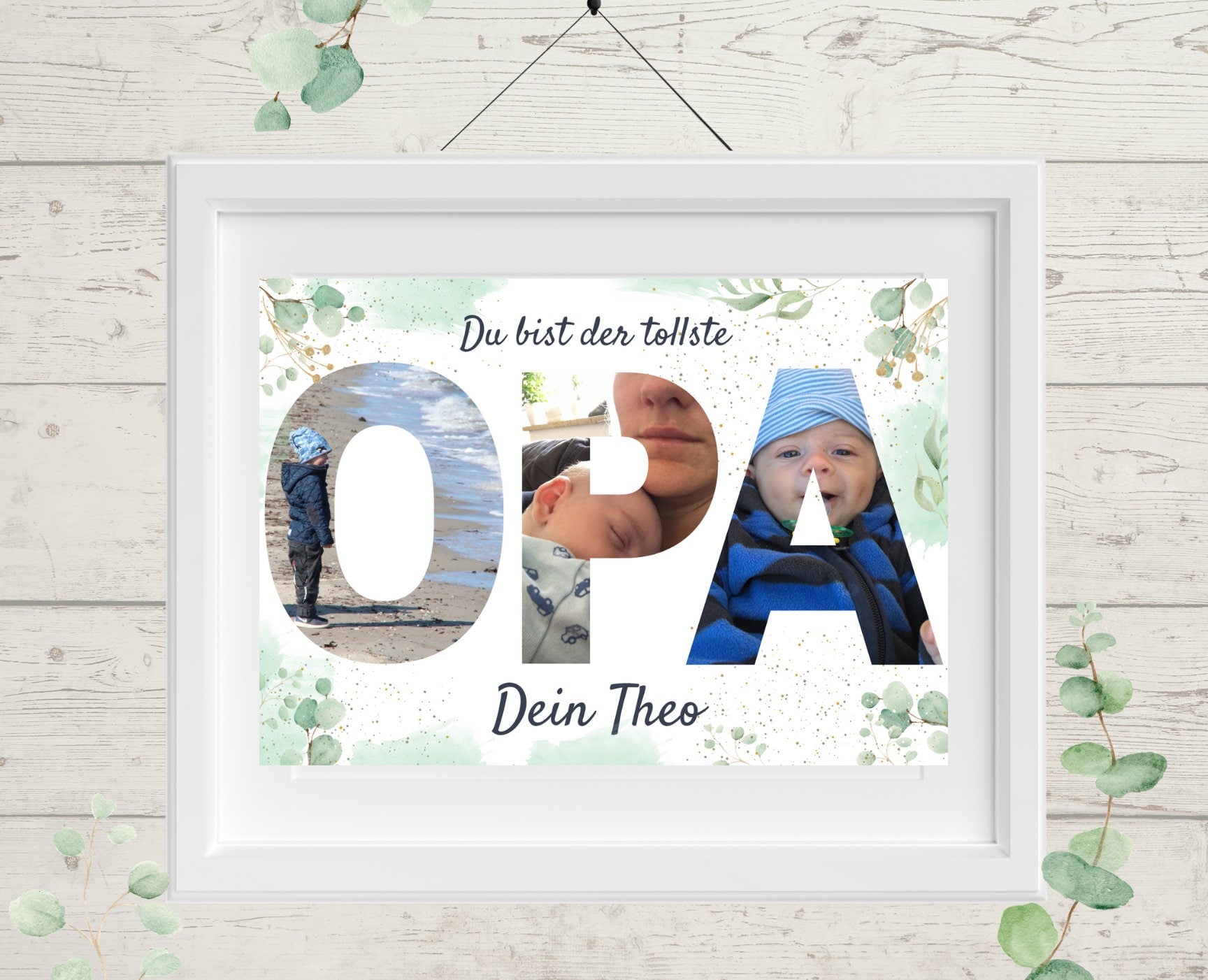 Geschenk für den Opa personalisiert Druck kleines Geschenk personalisiert