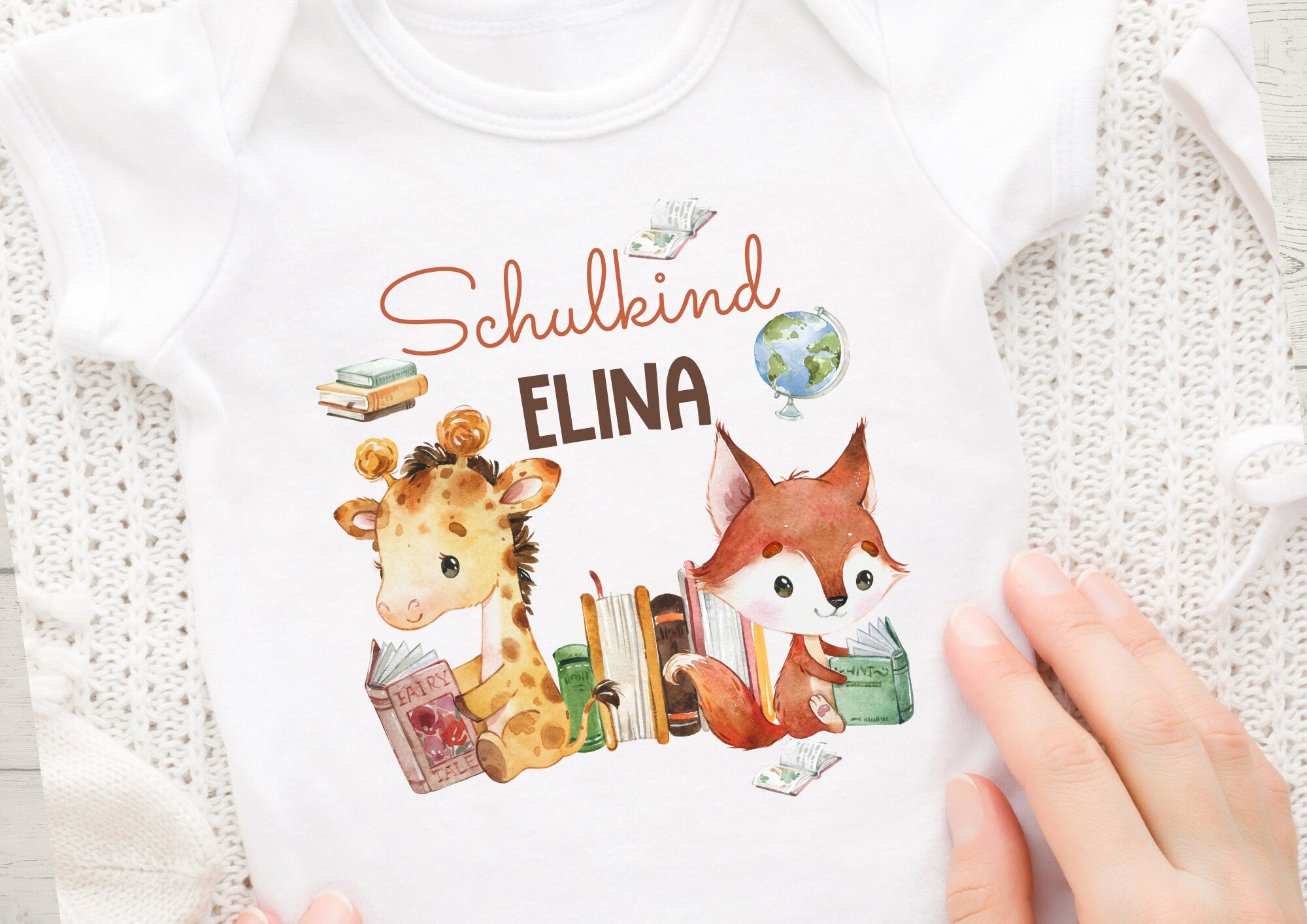 Bügelbild mit Wunschname Schul 1.Schultag Schulbeginn Einschulung
