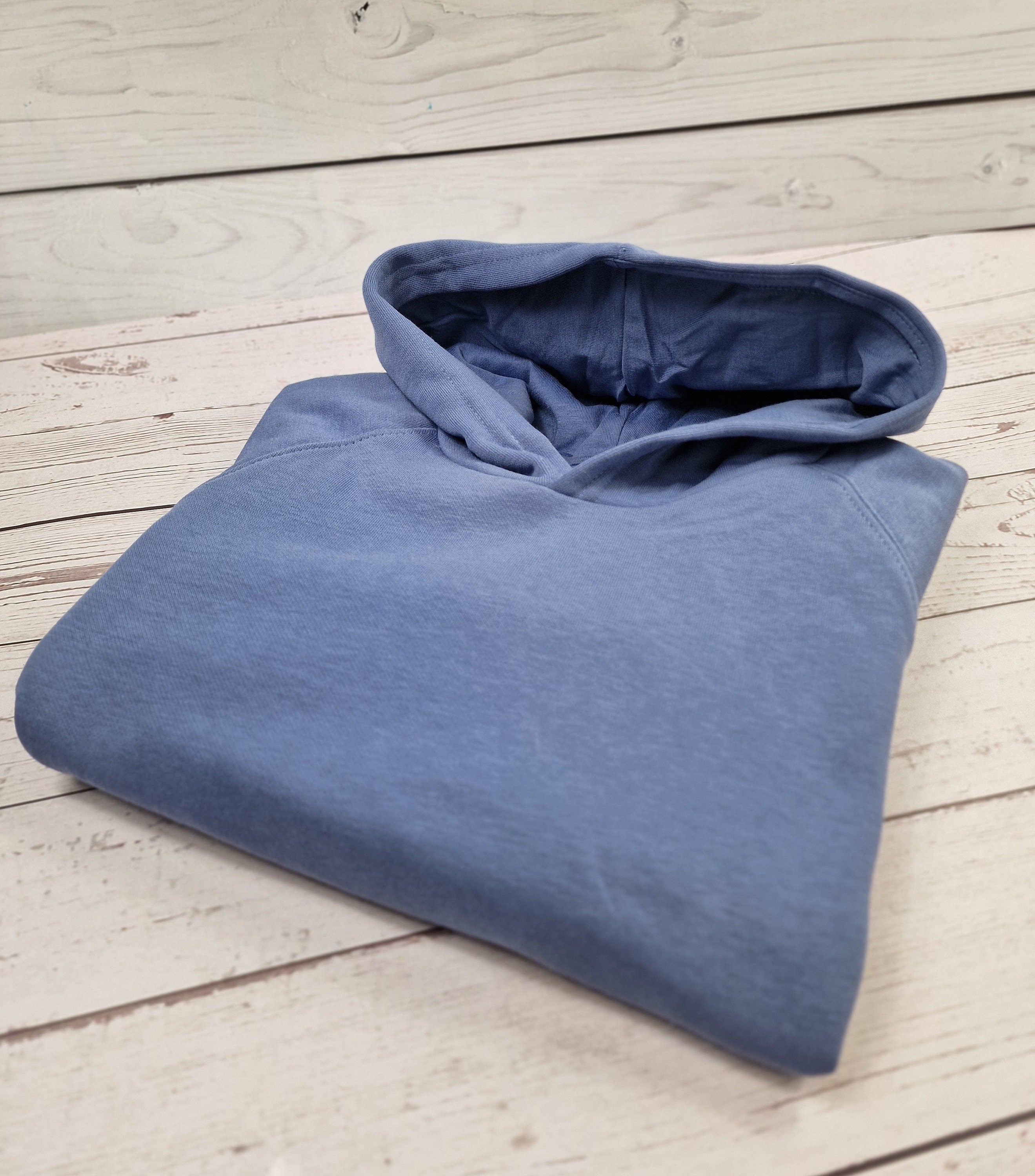 Hoodie personalisiert mit Name pullover Pulli Kapuzenpulli Regenbogen blau