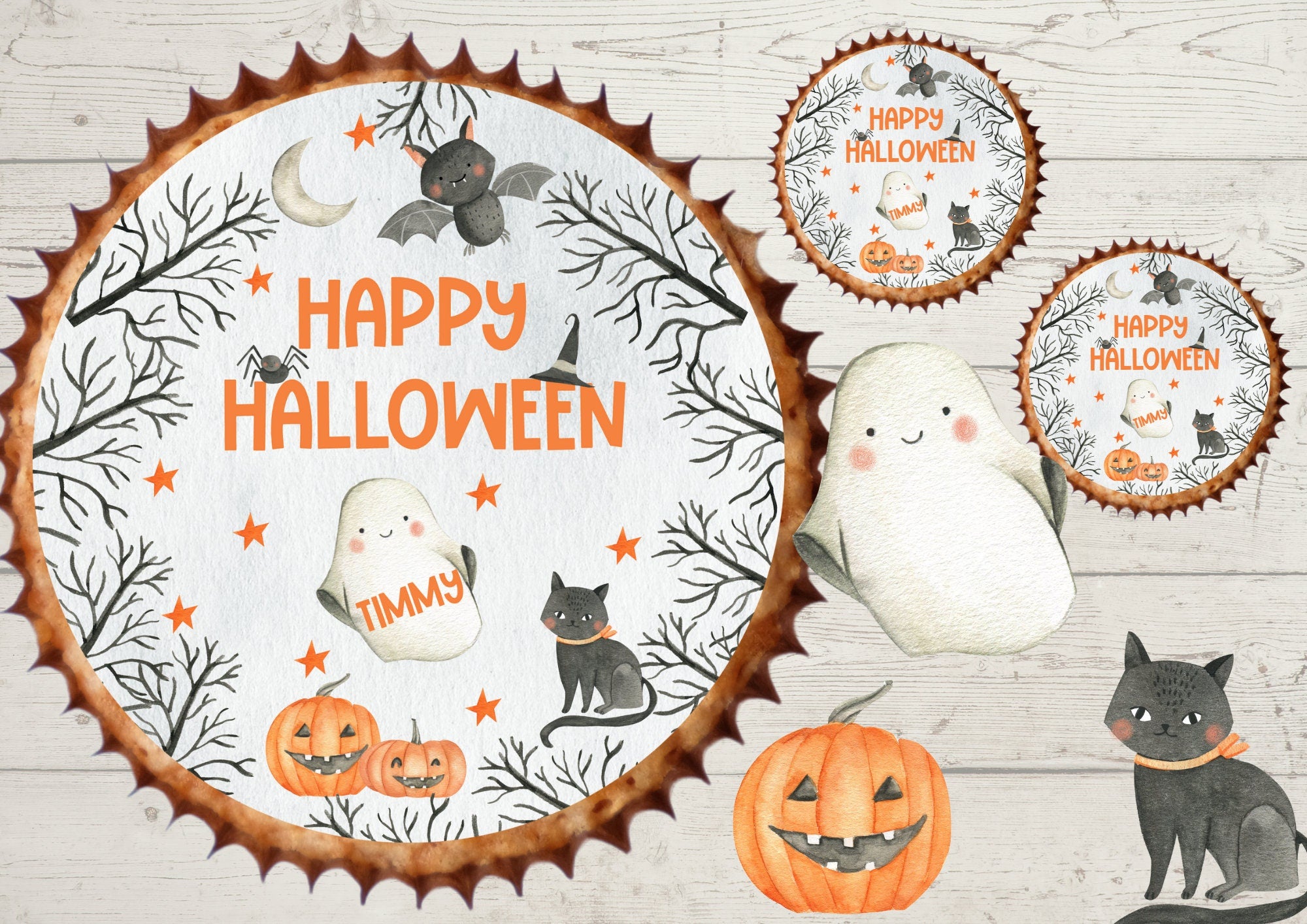 Muffinaufleger Fondant Geburtstag Halloween Party Hexe – Party Decor