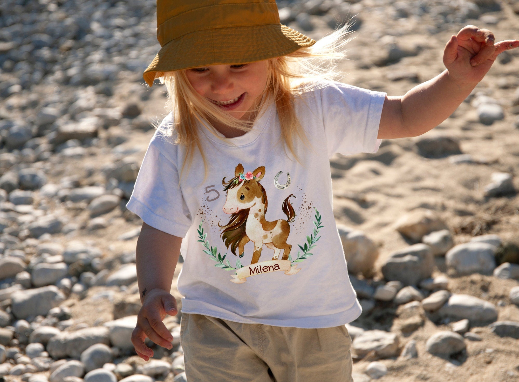 Geburtstagsshirt personalisiert Pferd Pony Reiter Reiterin Pferde