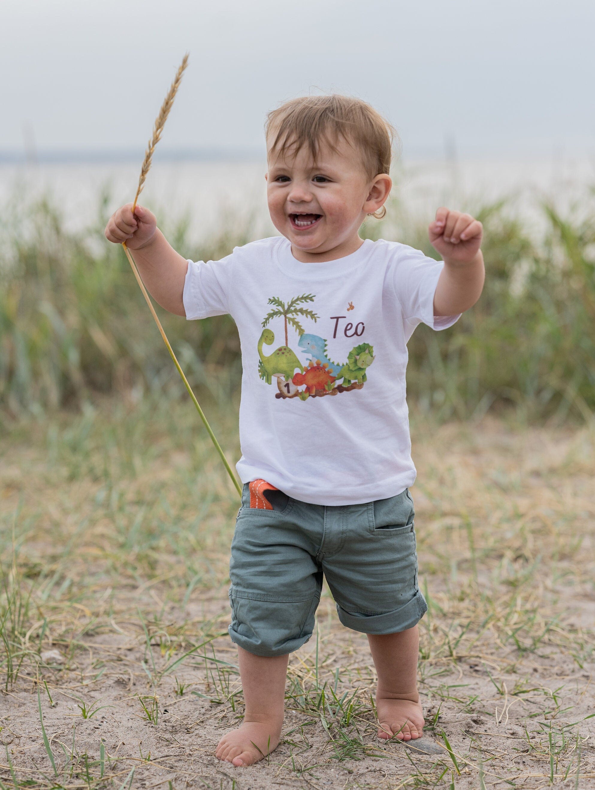 Geburtstagsshirt personalisiert Dino Dinosaurier