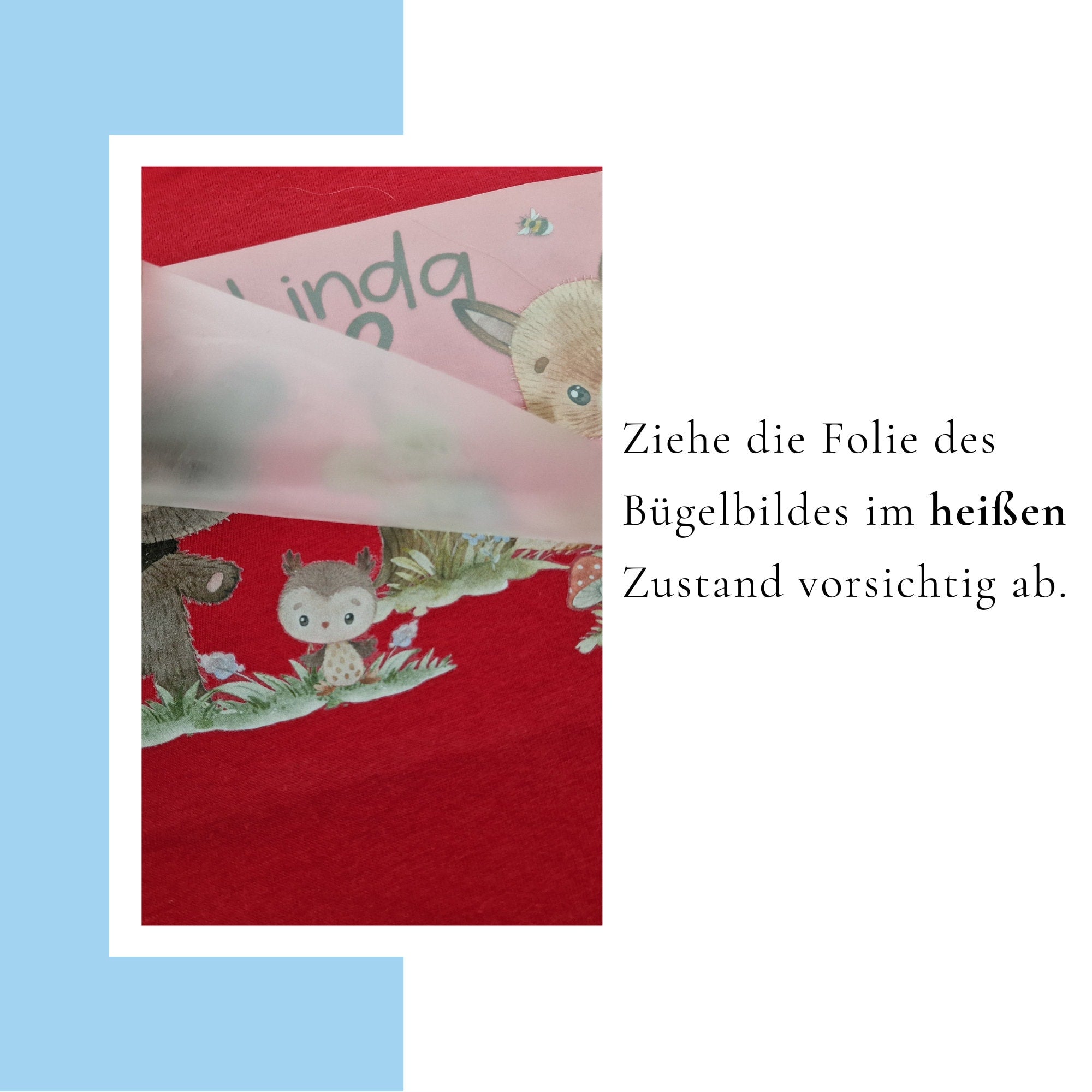 Bügelbild für bunte Stoffe mit Wunschname und Alter personalisiert Fuchs Geburtstagsshirt Bagger Baustelle Baustellenfahrzeuge Bauarbeiter