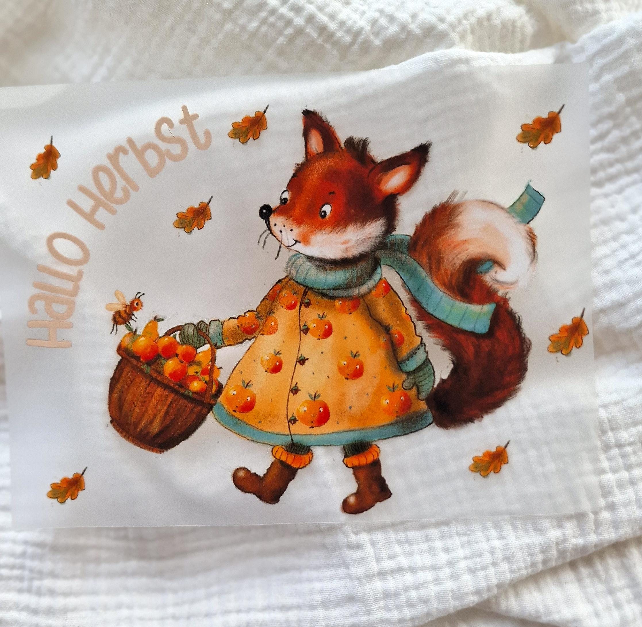 Bügelbild Laterne laufen Fuchs Lichterfest zeit Laternenfest deko outfit Deko – Appliques & Patches
