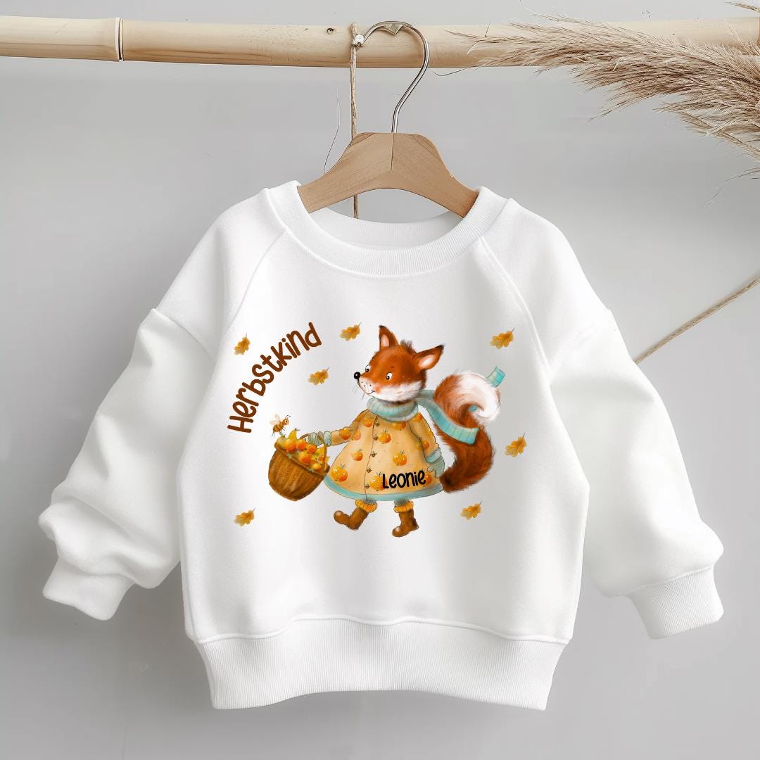 Pullover Sweatshirt Herbst Sweater personalisiert pullover Babypullover personalisiert