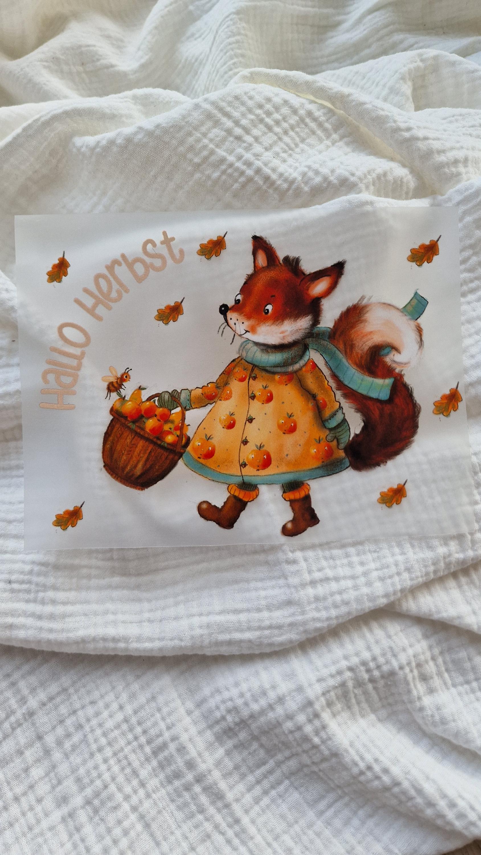 Bügelbild Laterne laufen Fuchs Lichterfest zeit Laternenfest deko outfit Deko