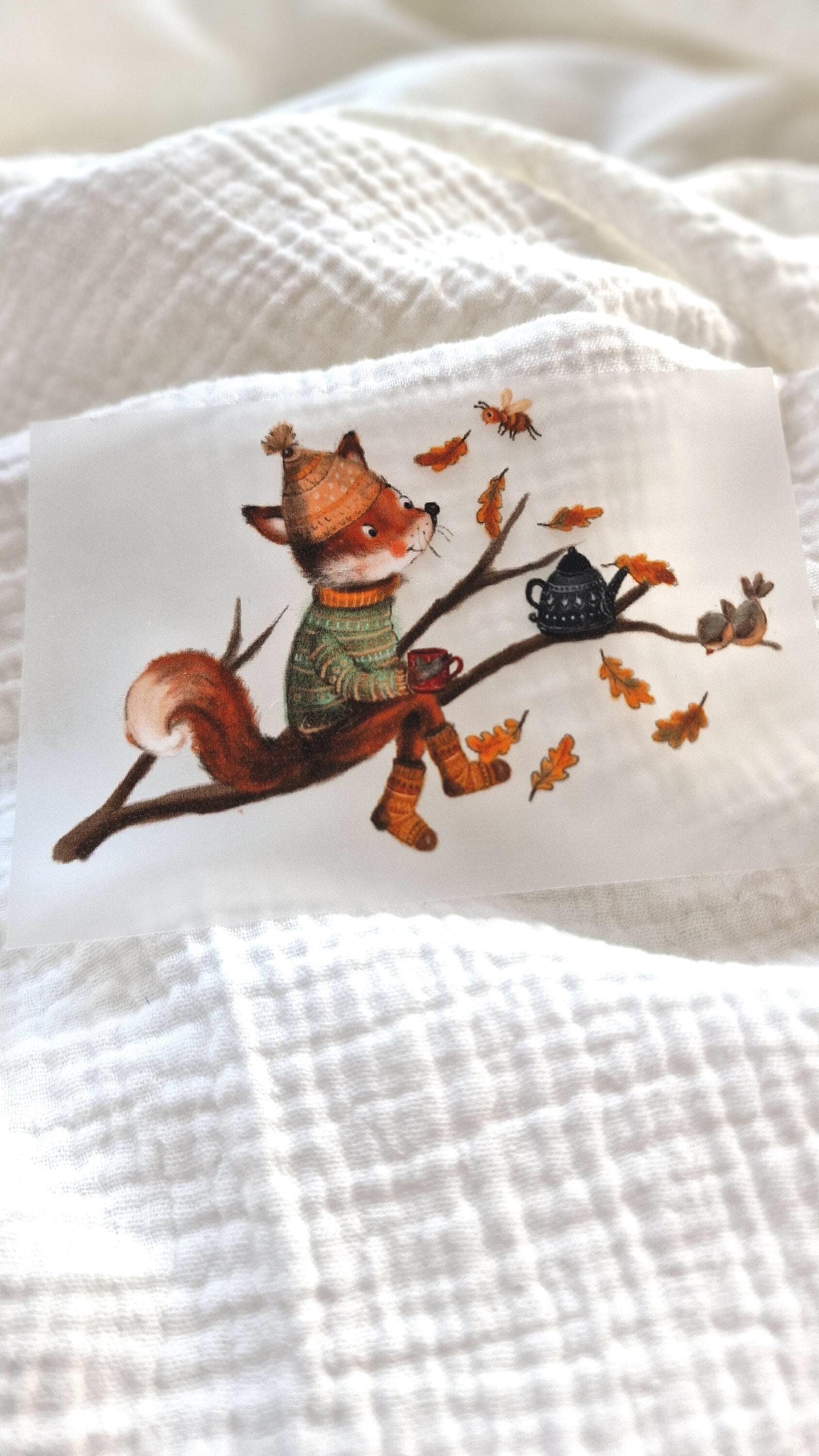 Bügelbild Laterne laufen Fuchs Lichterfest zeit Laternenfest deko outfit Deko – Appliques & Patches