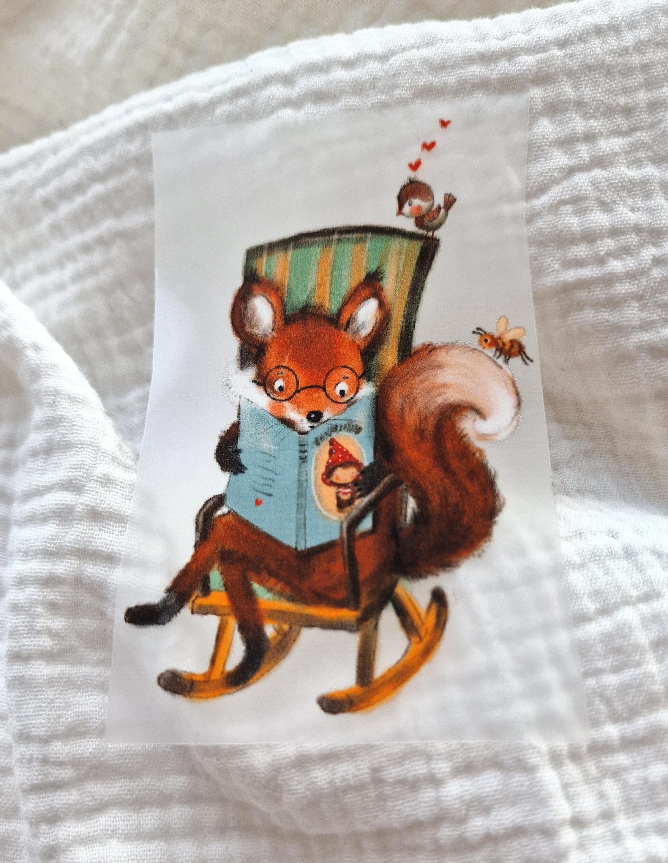 Bügelbild Laterne laufen Fuchs Lichterfest zeit Laternenfest deko outfit Deko Fuchs – Appliques & Patches