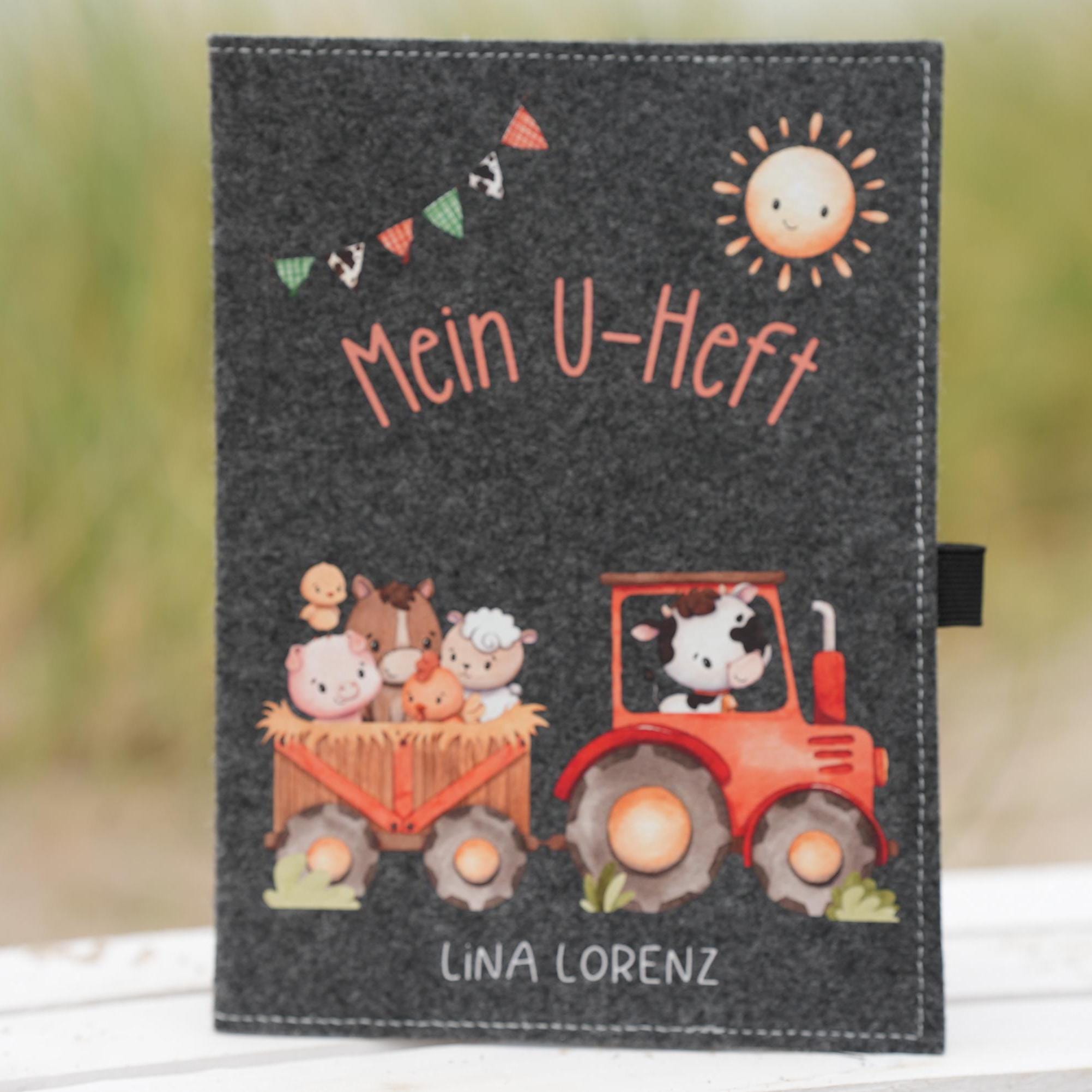 filz hülle u heft u heft hülle filz personalisierte u heft hülle Untersuchungsheft U Heft Hülle mit Name u heft hülle personalisiert hülle u heft u untersuchungsheft Geschenk Geburt Geschenk Taufe zur geburt geschenk