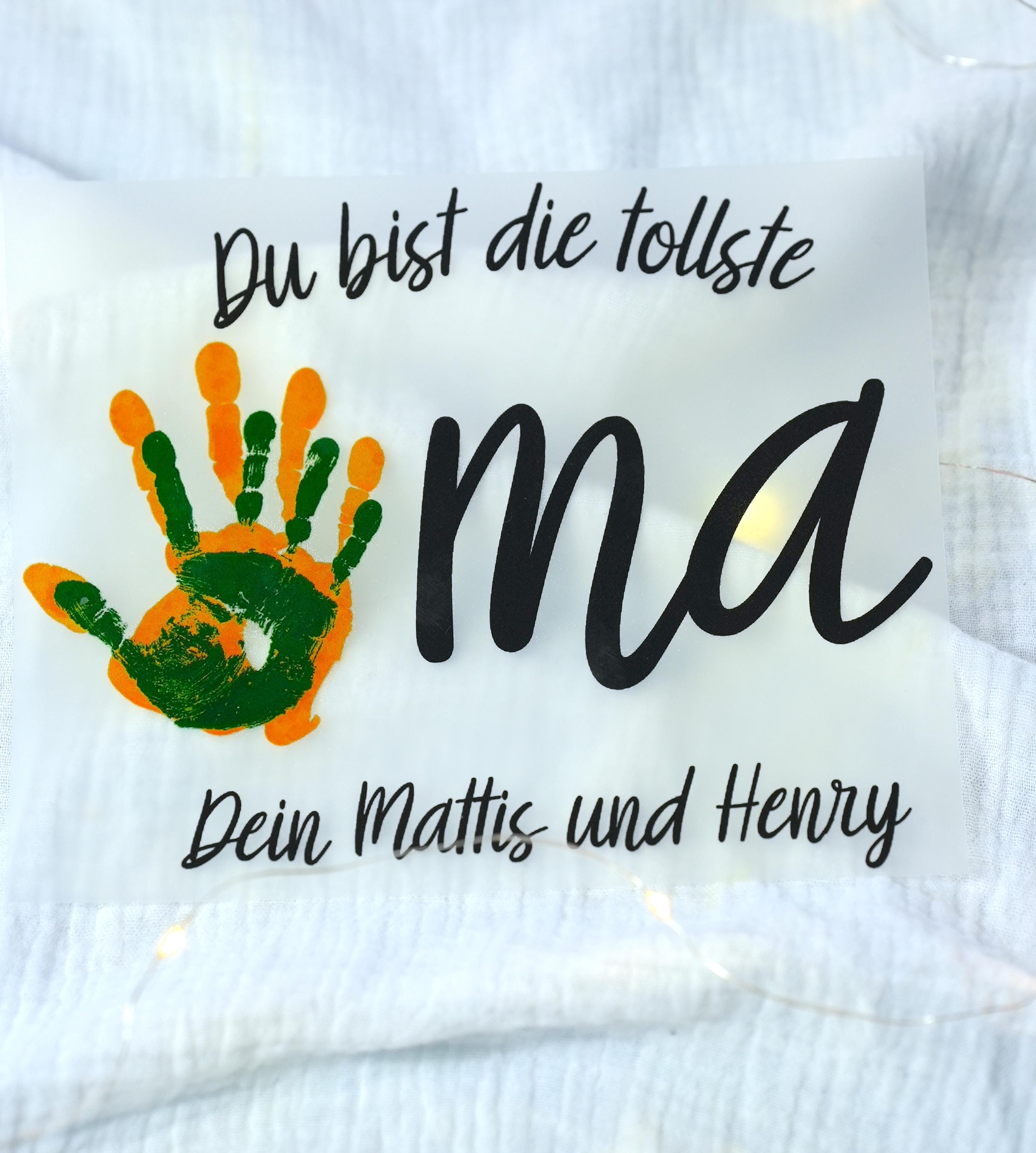 Bügelbild Oma | Oma Geschenk| personalisiert mit Wunschnamen | Statement Shirt | Geschenk für Oma | Werdende Oma| Muttertag | Geburt|