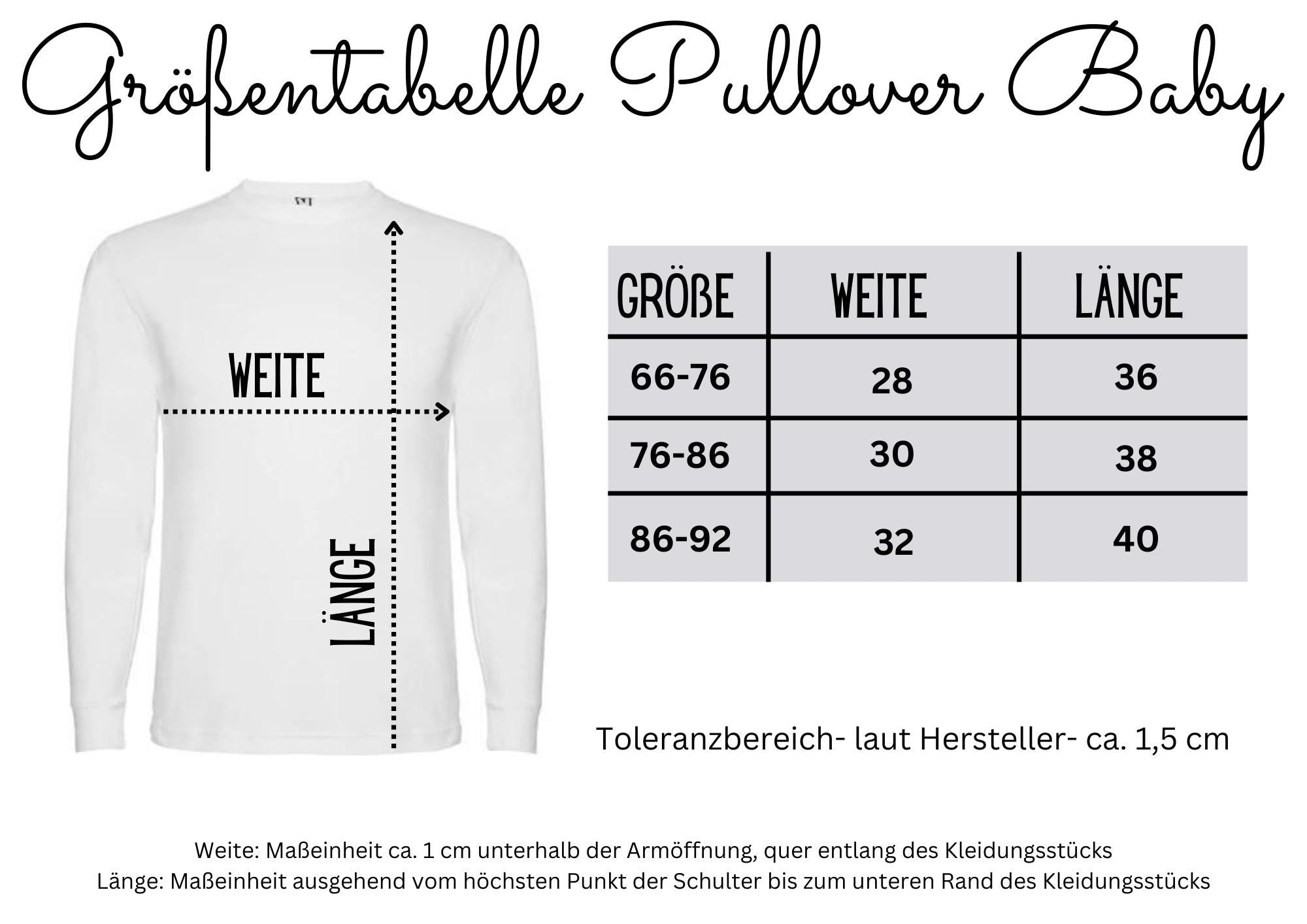 Shirt für Weihnachten Erstes Weihnachten Weihnachtsshirt Weihnachtspullover personalisiert Langarmshirt Babypullover Weihnachtsoutfit