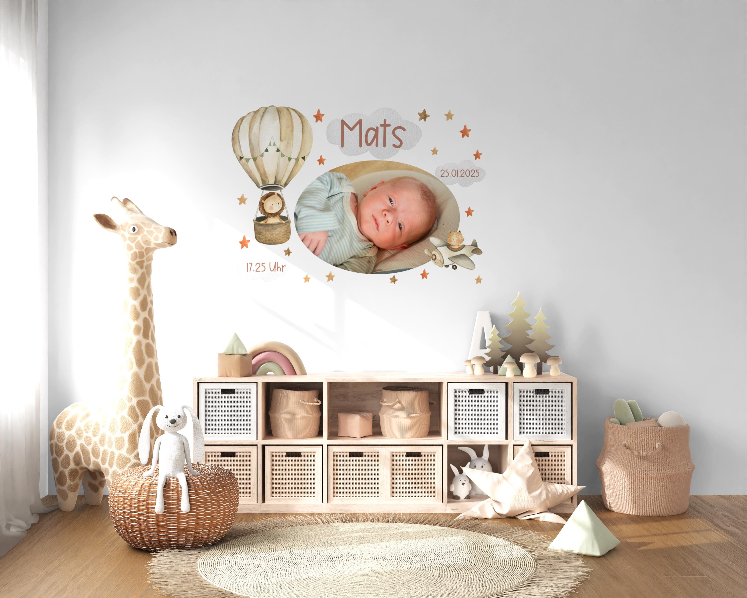 Wandbild 
Wandtatoo
Wandsticker
Kinderzimmer Deko