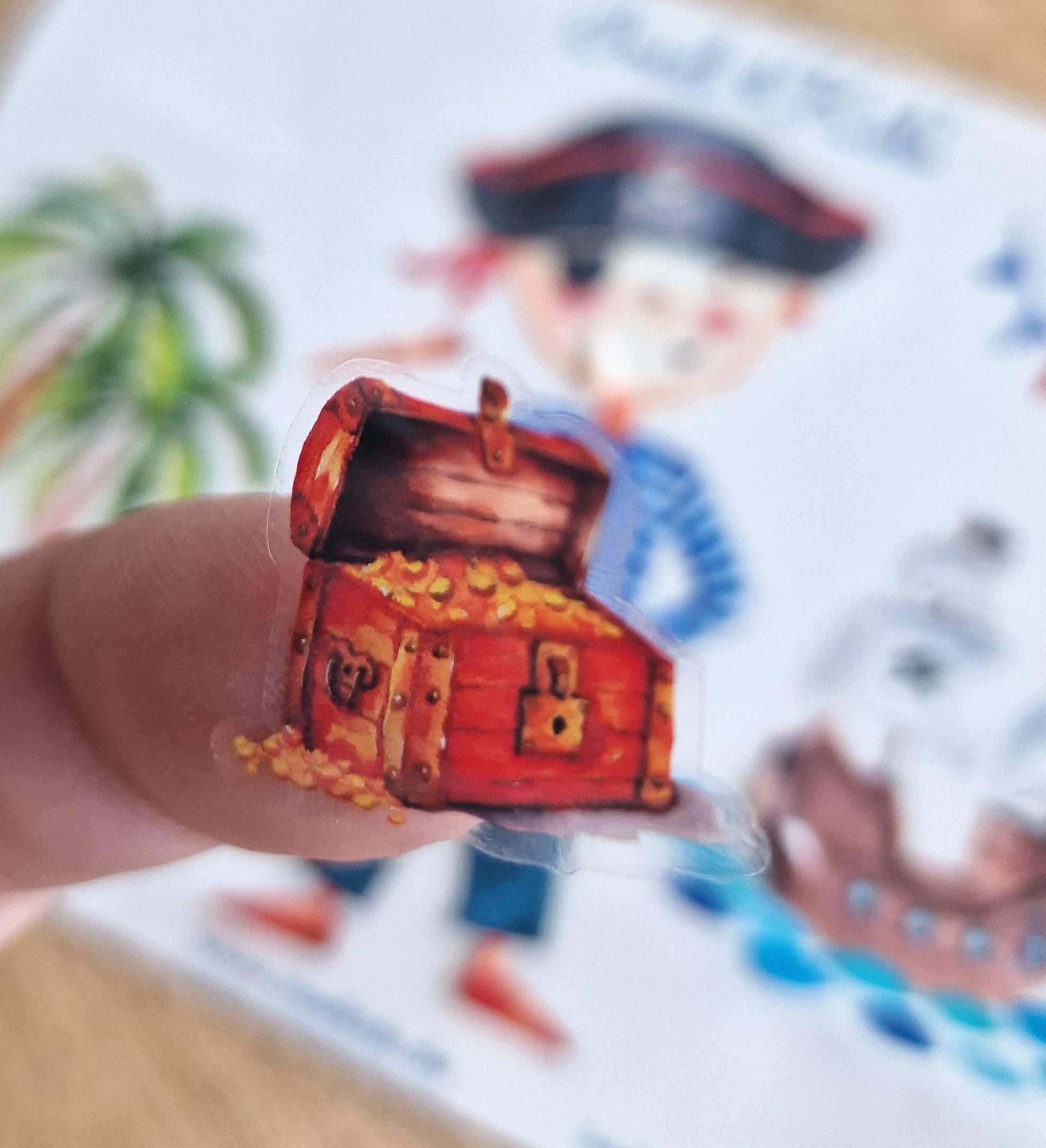 Piraten Sticker für – wasserfest & spülmaschinenfest – Aufkleber für Brotdose, Kita, Flasche – Geschenk Einschulung – Stickers