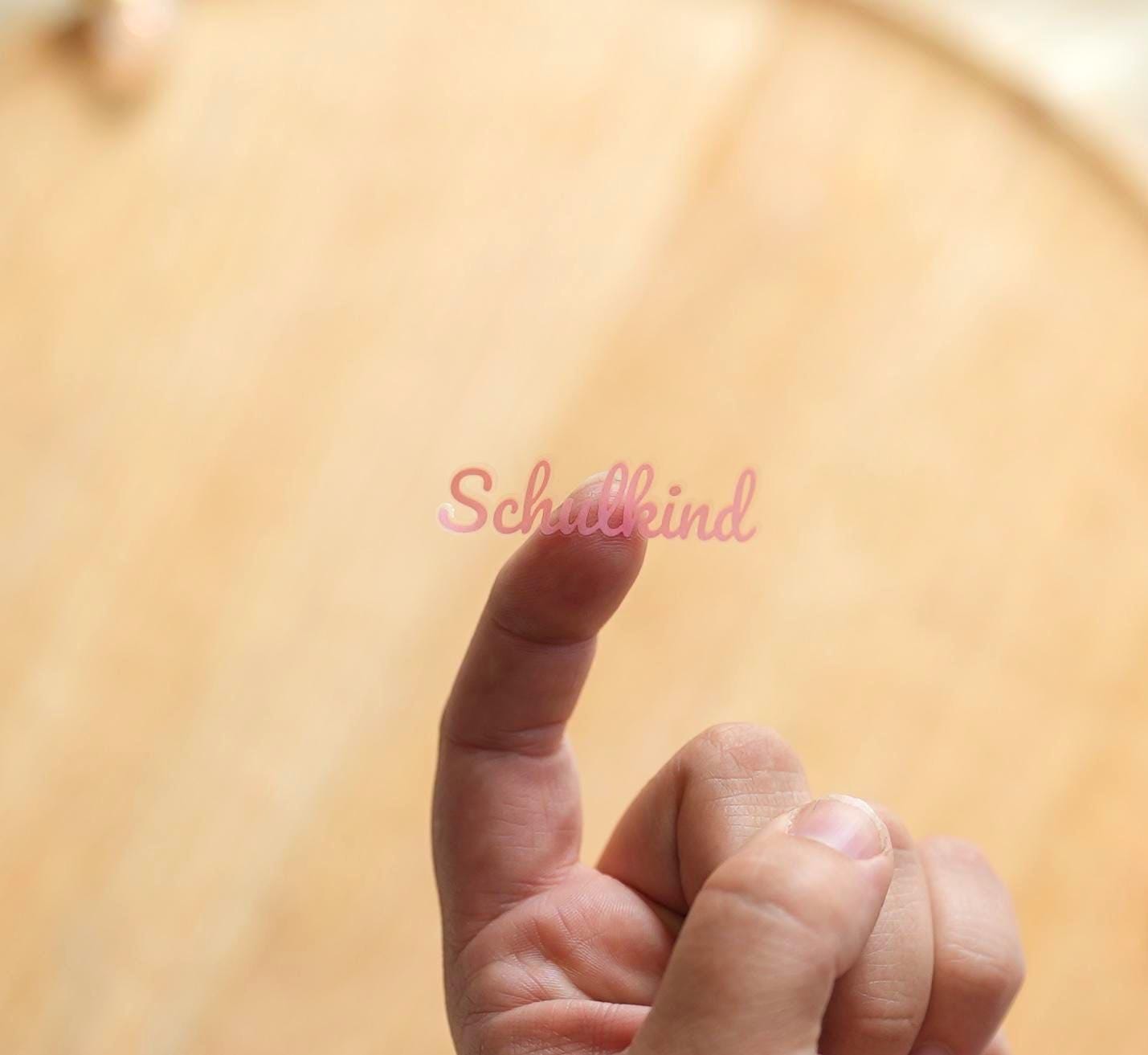 Sticker Schul 2025 mit Name – personalisiert – Aufkleber Schultüte Regenbogen – Geschenk Einschulung – Boho Pastell – Stickers