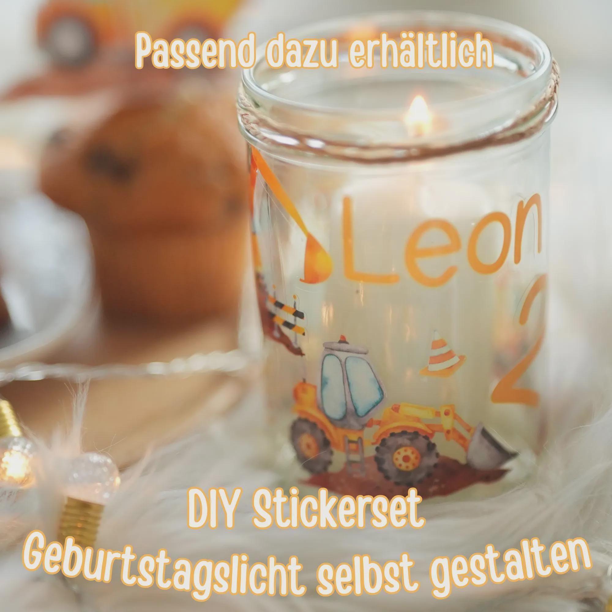 Tortenaufleger mit Foto Radlader – personalisiert – Geburtstag – Fondantbild Baustelle – n Deko – Party Decor