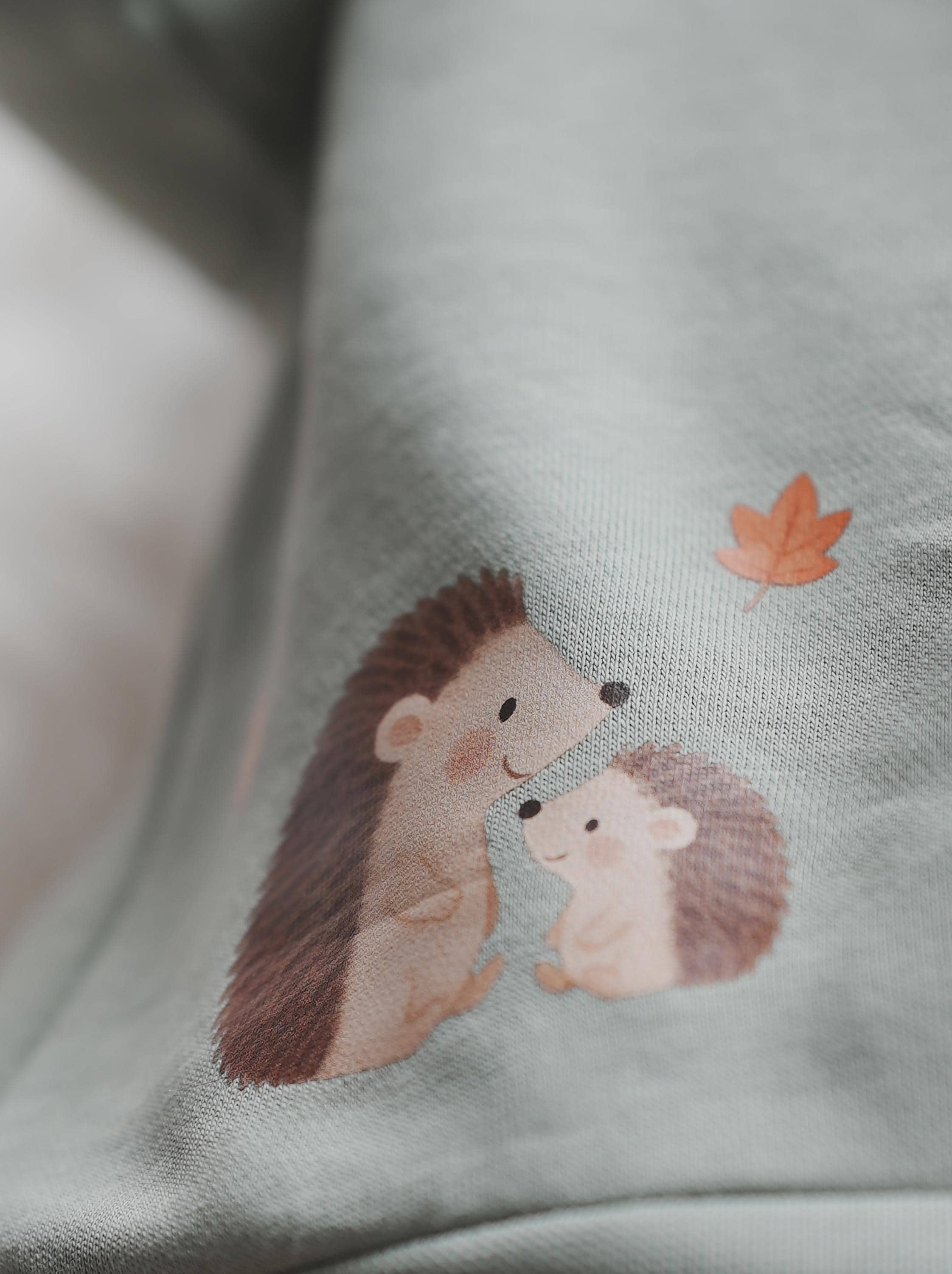 Bügelbild Igel & Waldtiere Herbst | Bügelmotiv A4/A5 zum Aufbügeln für Kinderkleidung und DIY Deko – Appliques & Patches