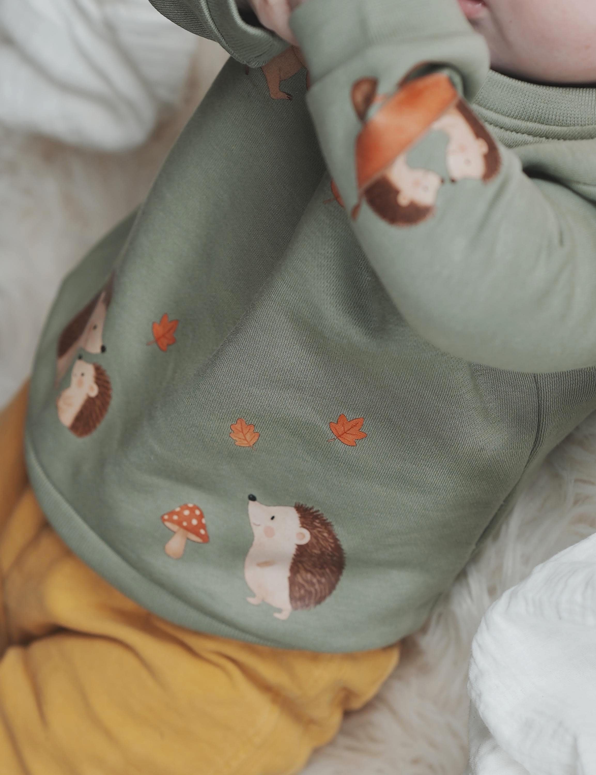 Bügelbild Igel & Waldtiere Herbst | Bügelmotiv A4/A5 zum Aufbügeln für Kinderkleidung und DIY Deko – Appliques & Patches