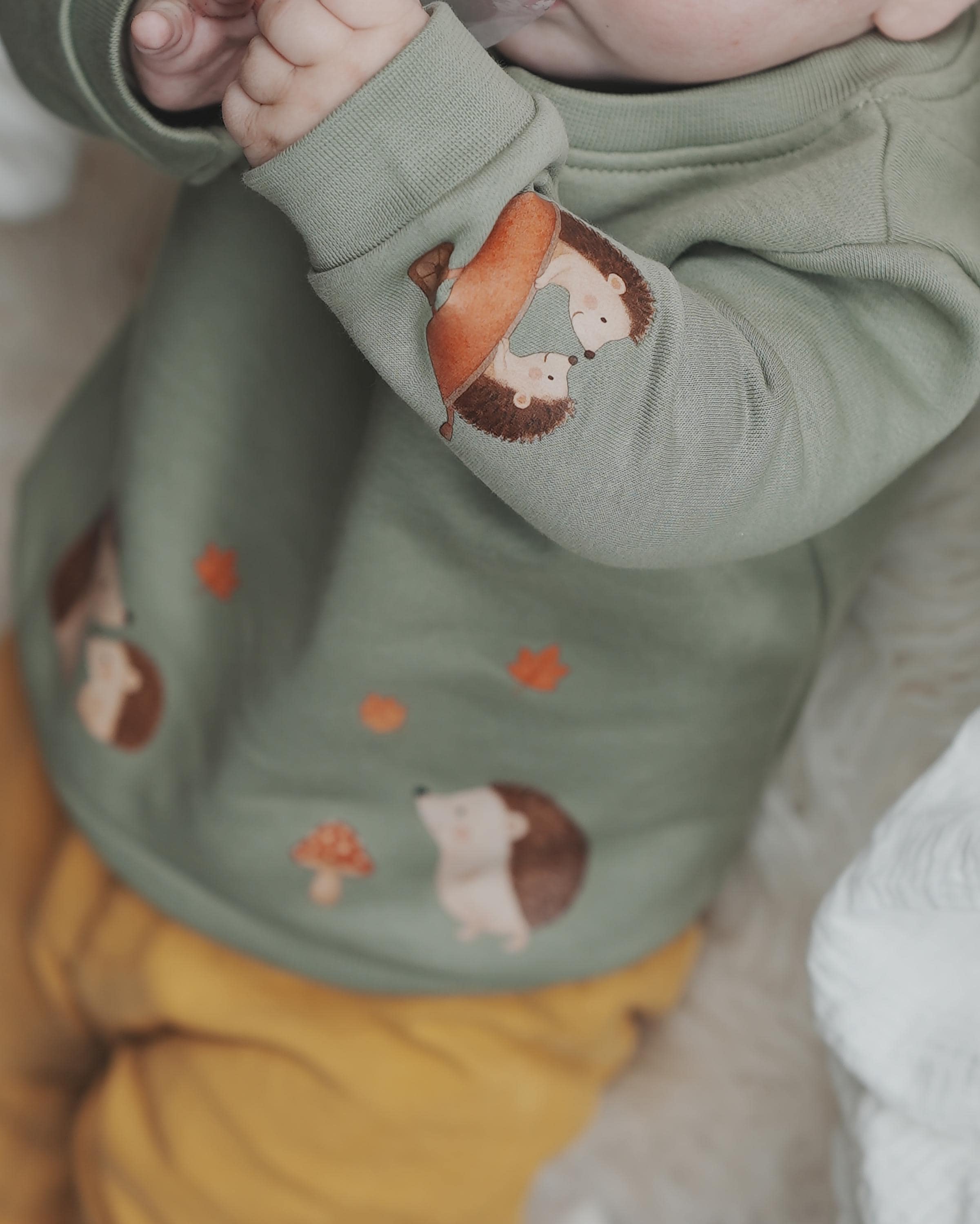 Bügelbild Igel & Waldtiere Herbst | Bügelmotiv A4/A5 zum Aufbügeln für Kinderkleidung und DIY Deko – Appliques & Patches