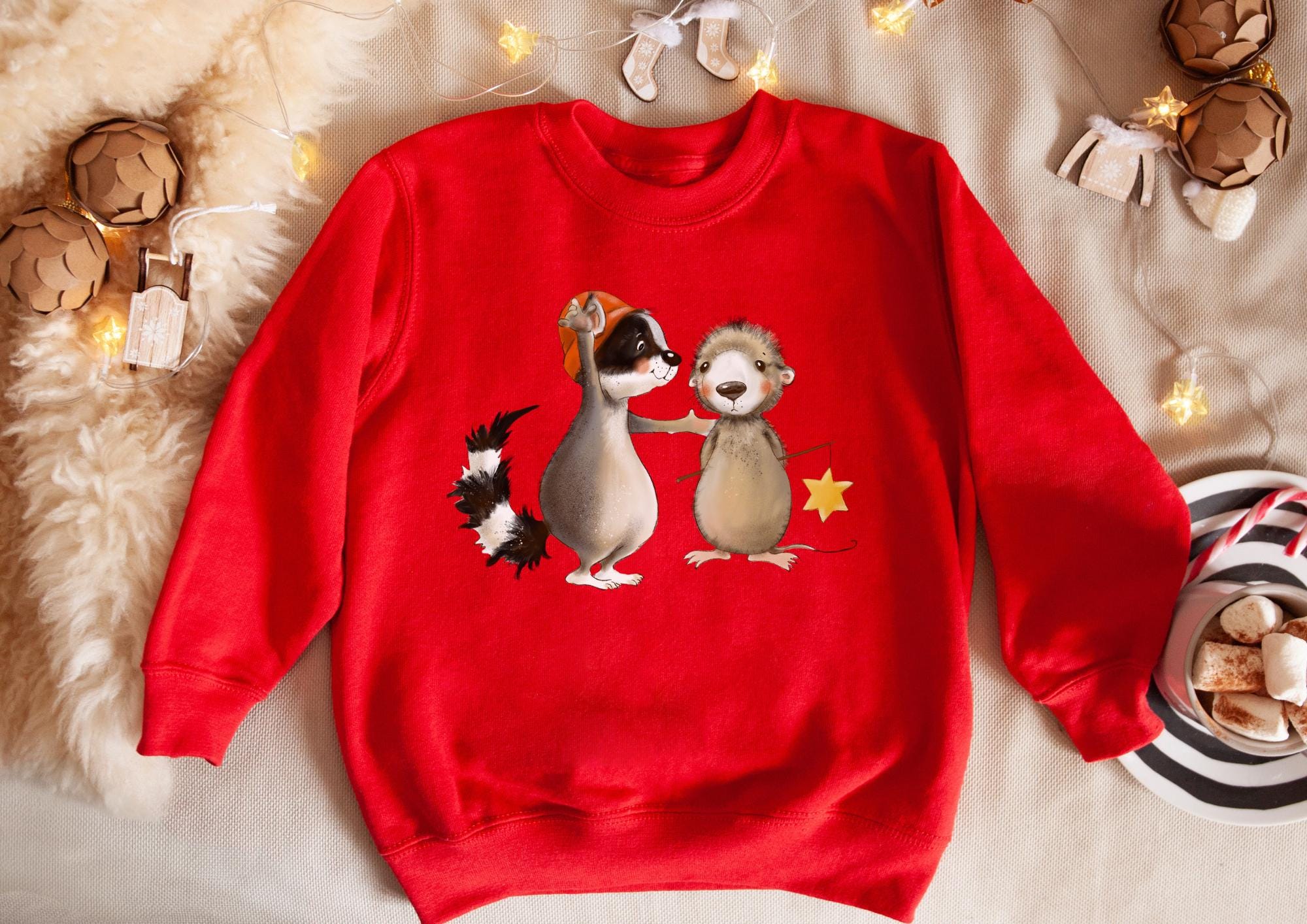 Bügelbild für bunte ien Weihnachten Weihnachtsshirt Weihnachtspullover Weihnachtsbody Weihnachtskleid Wichtel Weihnachtsbaum – Patches